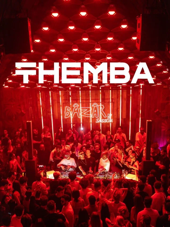 An exceptionally &ldquo;BAZAR&rdquo; affair with @nicolassasson Thursdays @playasoleilibiza. 🫶🏾❤️ BIG VIBES! 😎

Event: @bazarbysasson 

001: THEMBA x @andlez - Spine
002: @davidguetta - Beautiful People (THEMBA Remix)
003: @ju.nomusic - Heat
004: 
