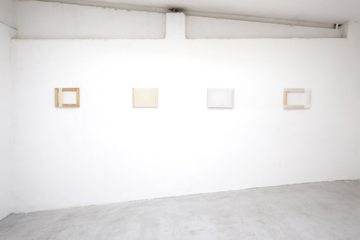 30 x 40 cm, threads and frames, 2019