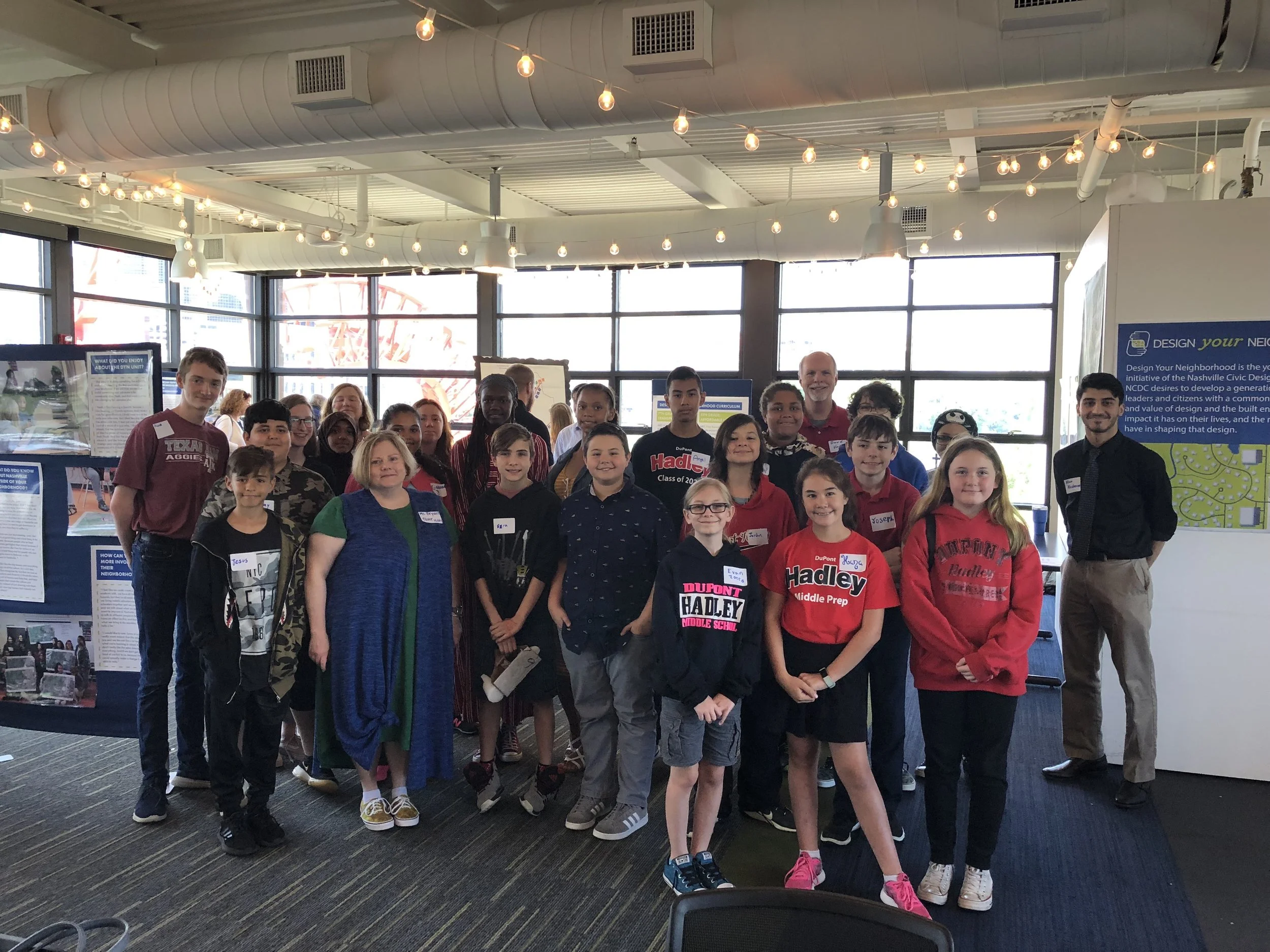 Students and educators at the 2019 DYN Student Showcase.