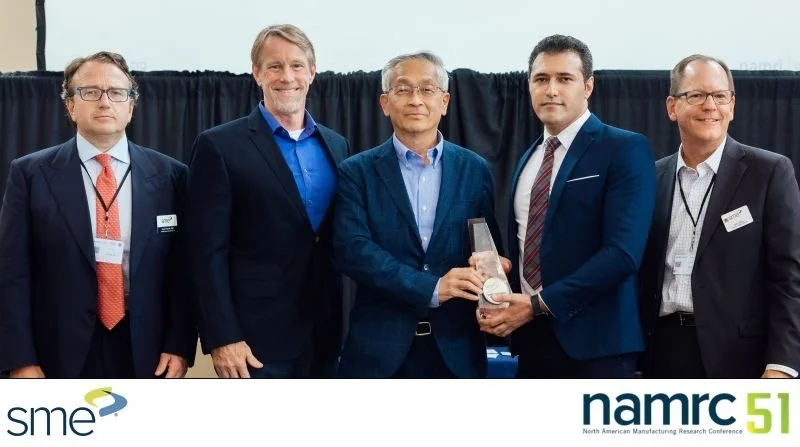 Professor Lee Received NAMRC Best Paper Award 2023