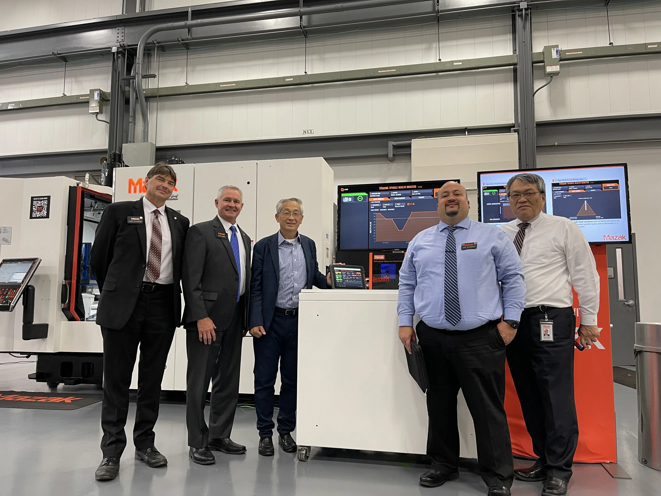 Industrial AI-enabled machine tool spindle health prognostics has been transformed to commercialized value in partnership with Mazak in Florence, KY.