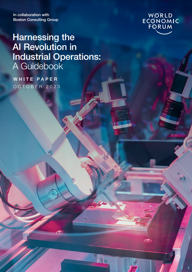 Professor Jay Lee and Industrial AI Center contributed to the WEF AI Guidebook