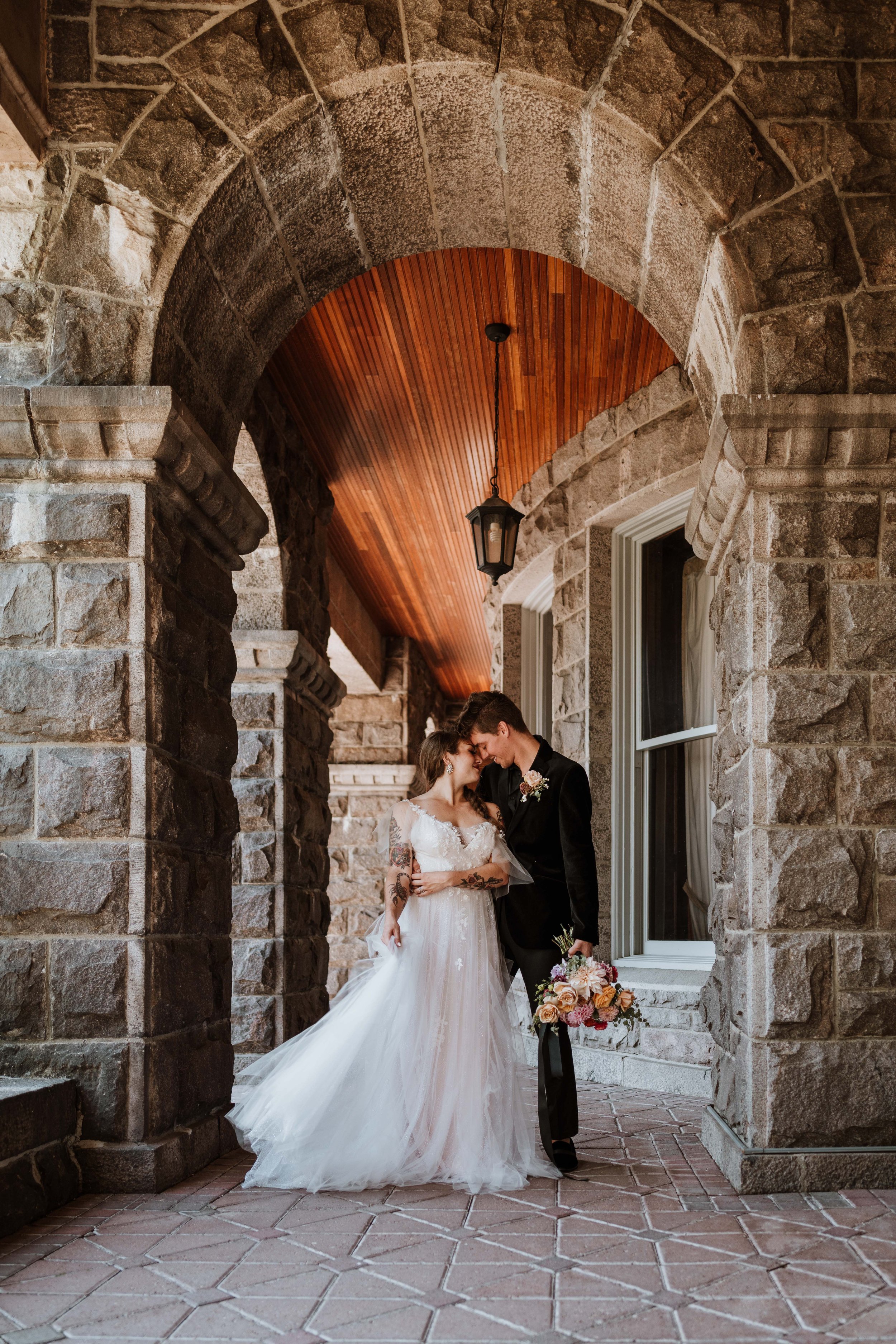 Wedding at Boldt Castle in Thousand Islands, New York.