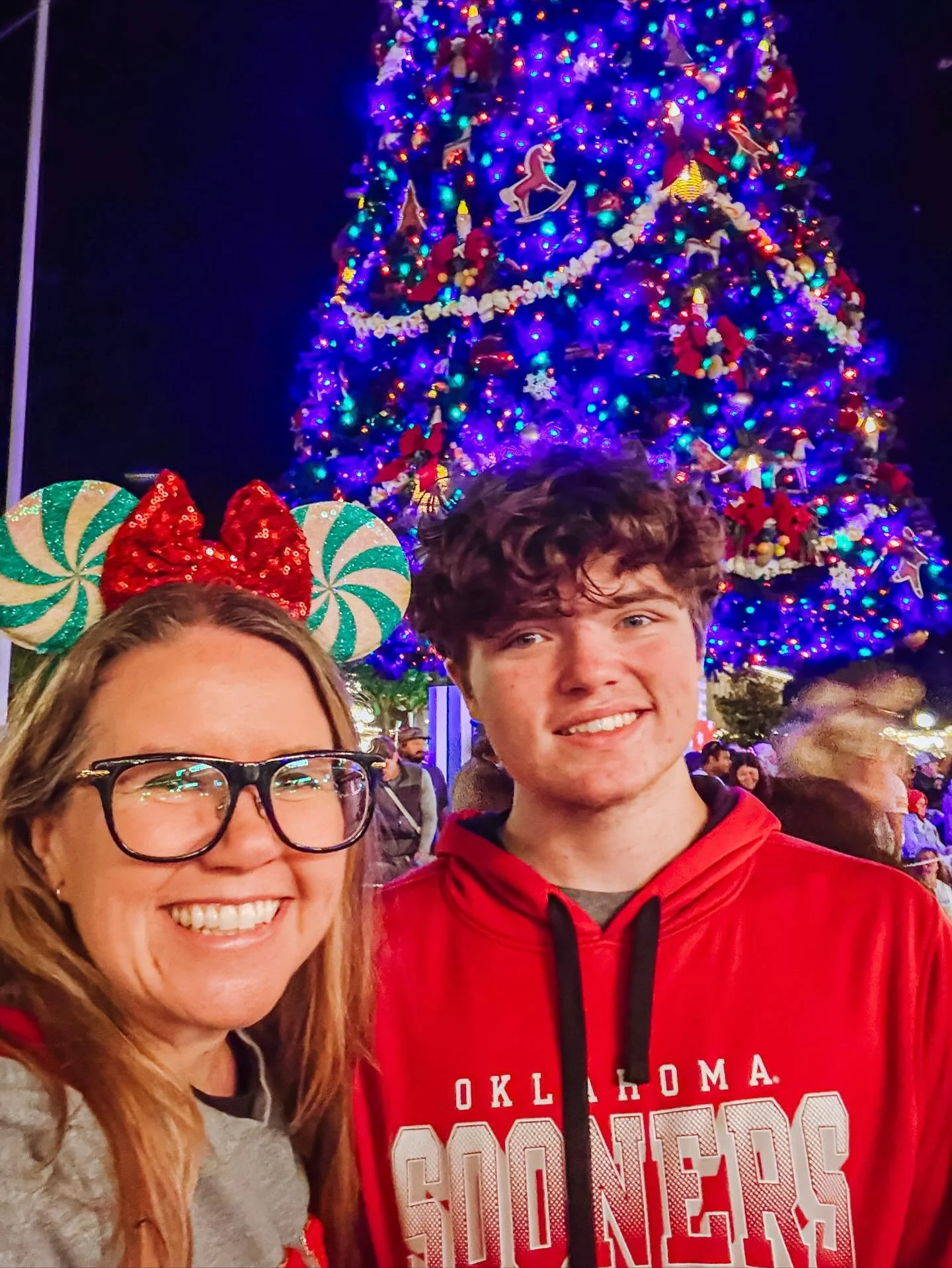 Soaking up Christmas vibes at Magic Kingdom