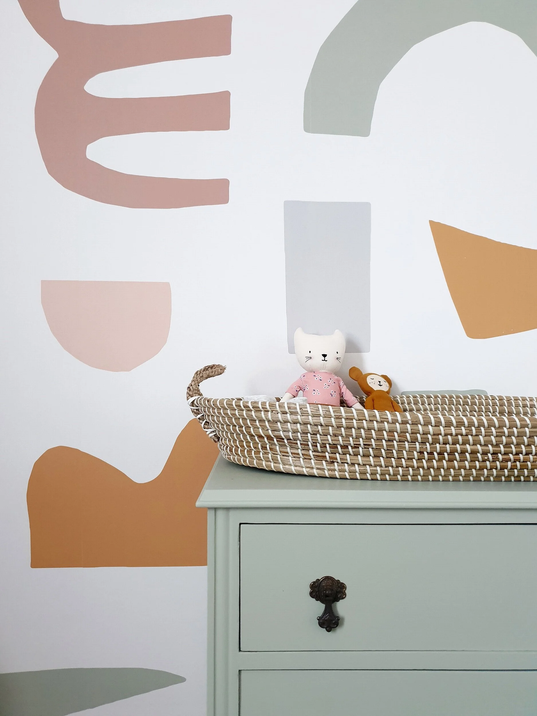 Nursery reveal: a modern, colourful baby girl's room