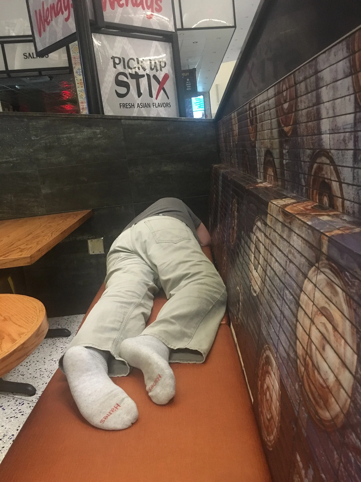Brandon got more rest than me that night