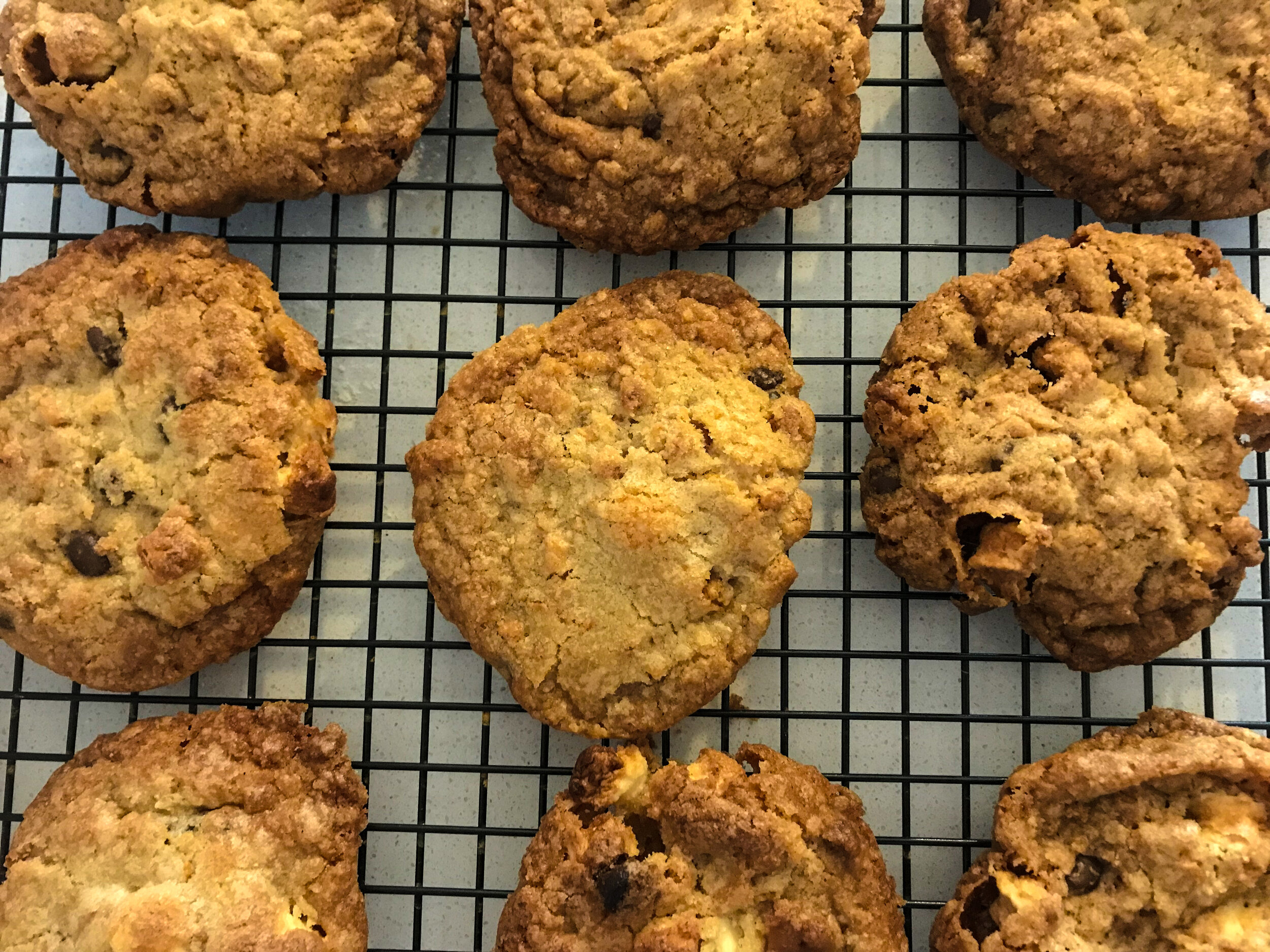 Cornflake chocolate chip marshmallow cookies