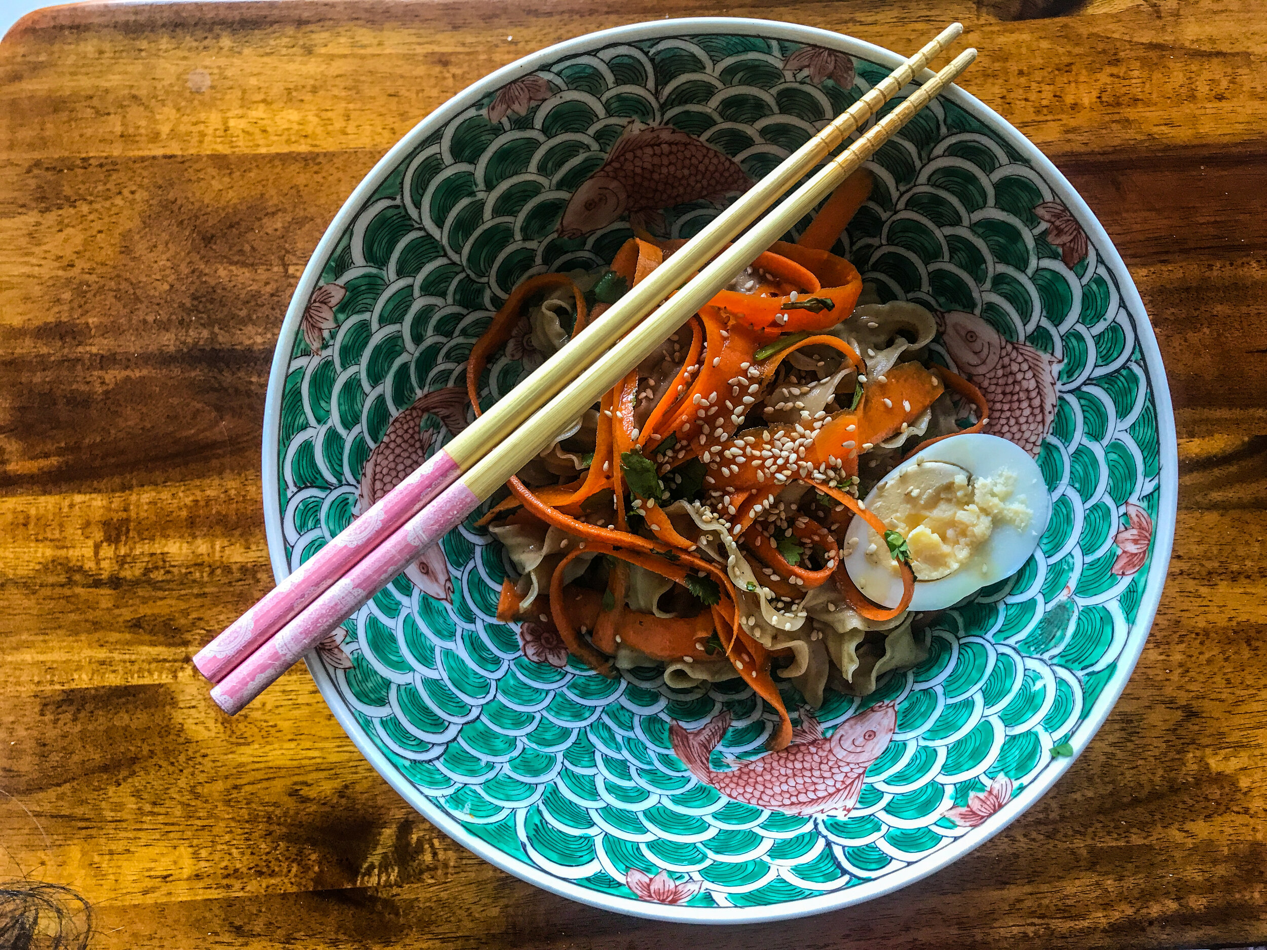 Carrot, Cilantro and Soba Noodle Salad