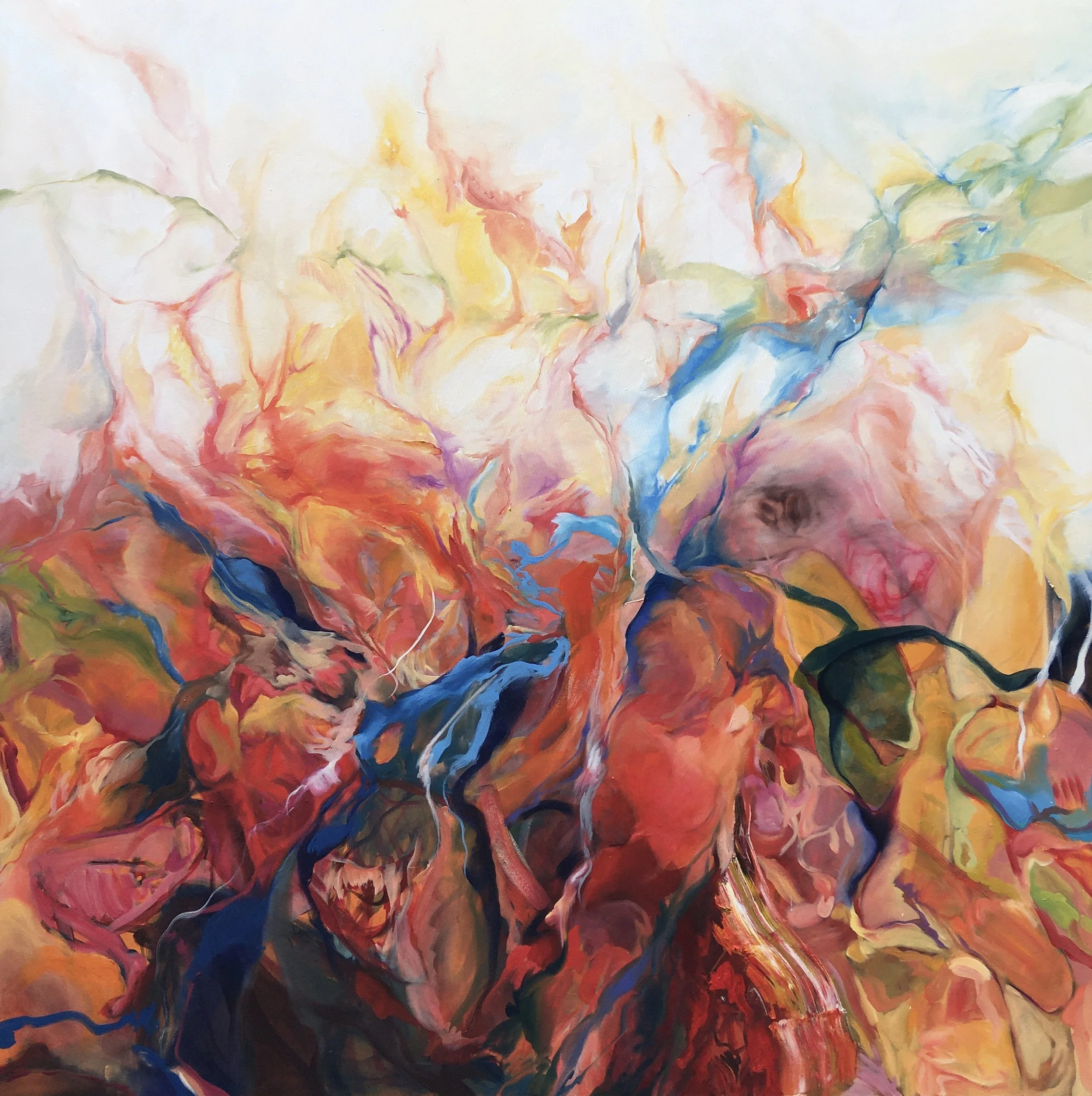 IN DREAMS, 2020, OIL ON CANVAS, 160 X 160 CM
