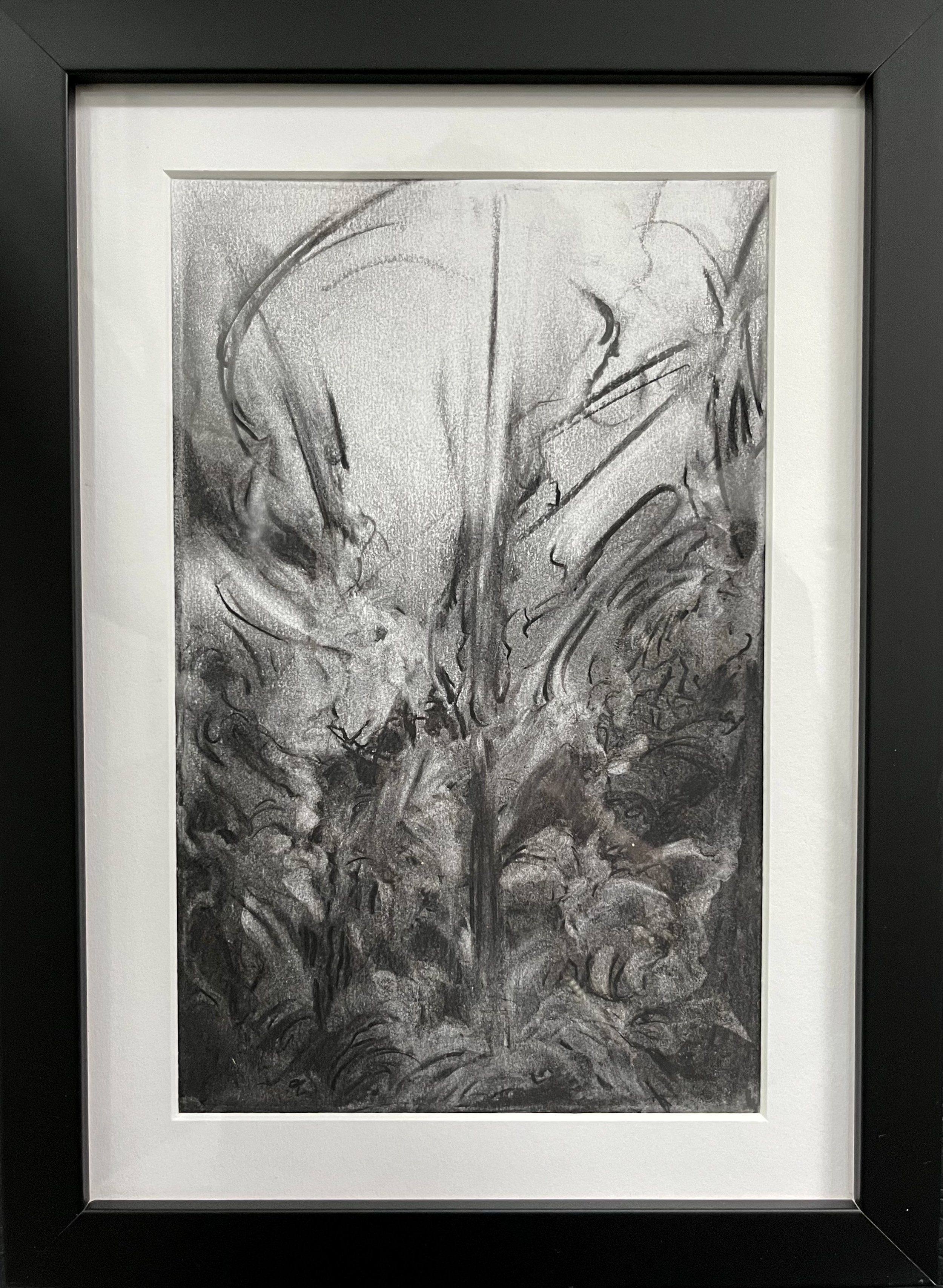 Charcoal Drawing on Gray Paper – Timed Drawing Exercise