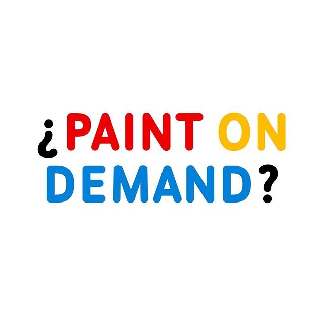 &iquest;PAINT ON DEMAND? (for English, scroll to the end!) &iquest;Recorres infinitamente Instagram fascinad@ por todas estas maravillosas, abstractas y coloridas im&aacute;genes con el hashtag &lsquo;#adrianregnierspaintondemand&rsquo; ? &iquest;Has