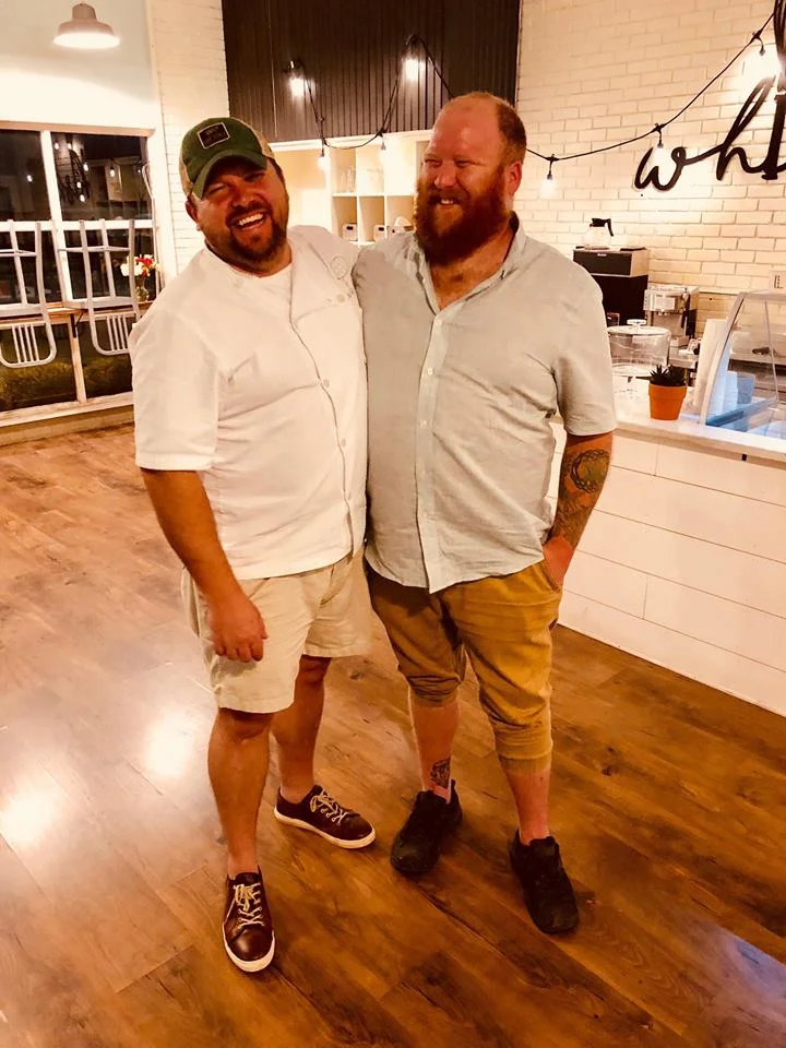 Chefs Blake Jackson & jacob Mouser photocred to Andrea Mouser