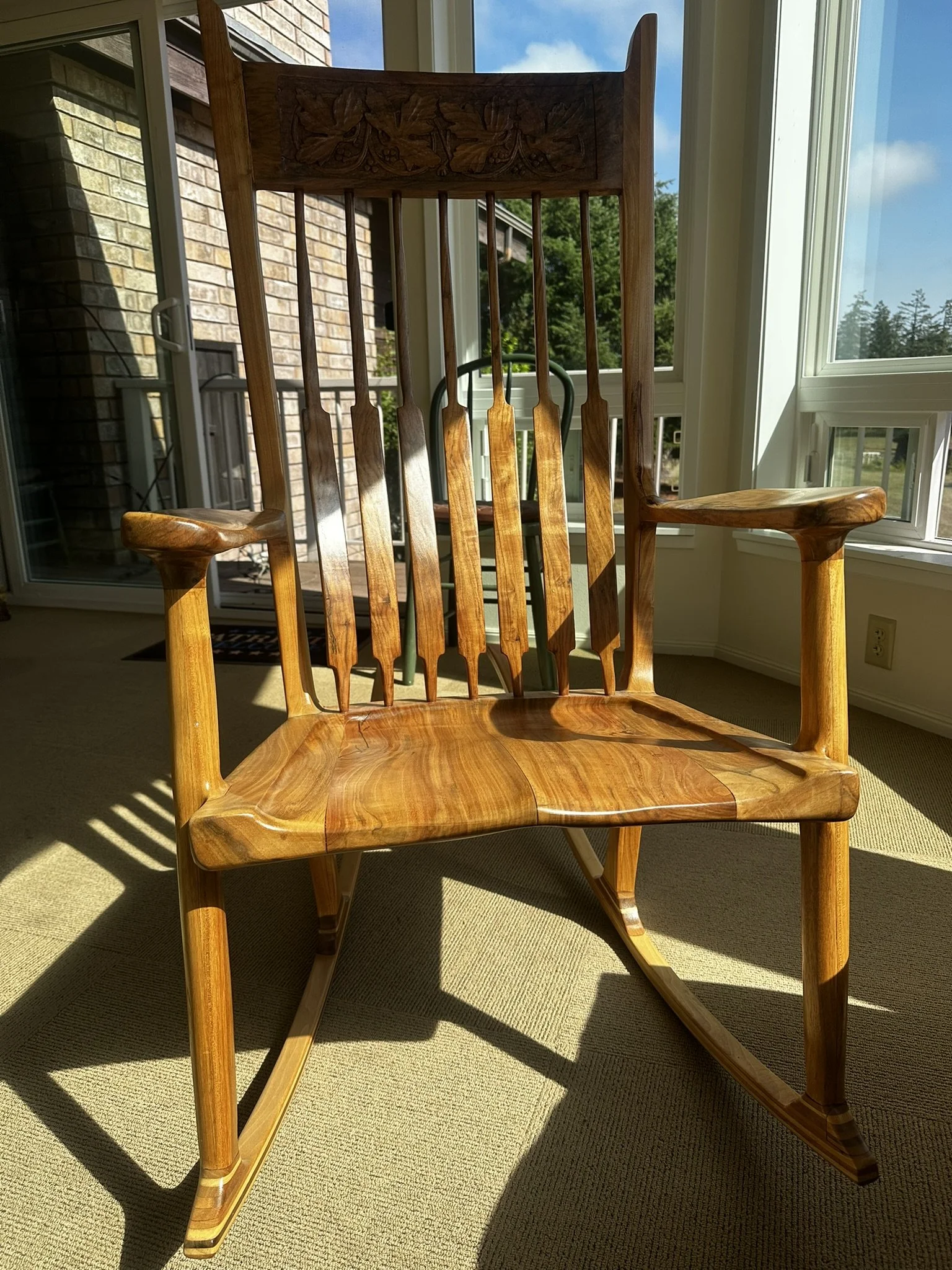Sam Maloof Inspired Hand Made Rocking Chair