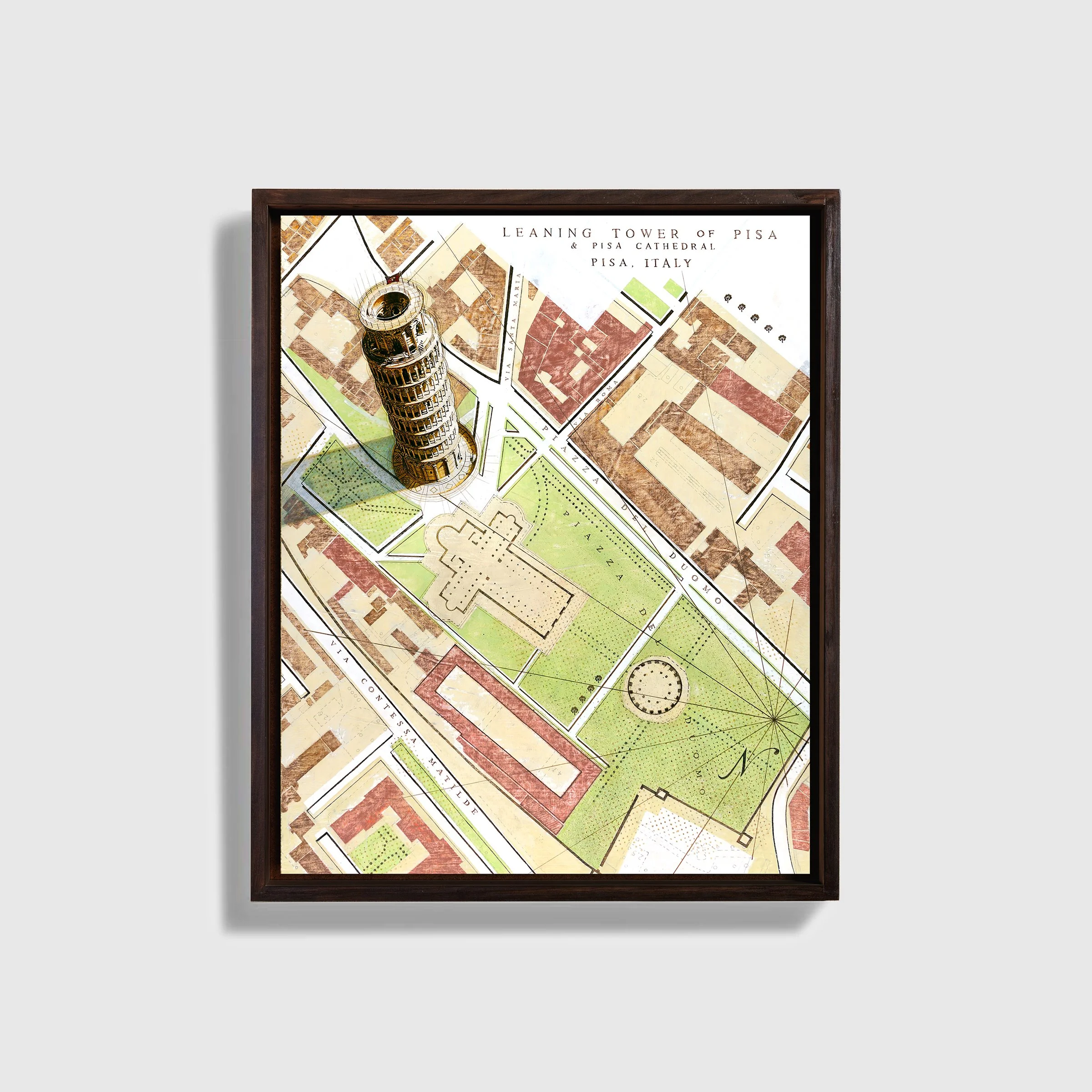 Leaning Tower of Pisa Map