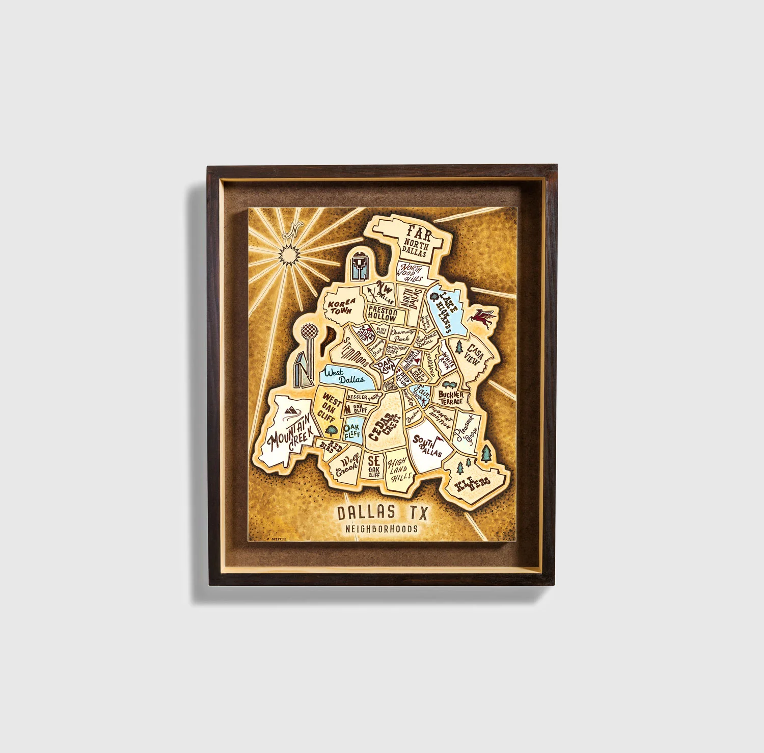 Dallas Tx Neighborhoods Map