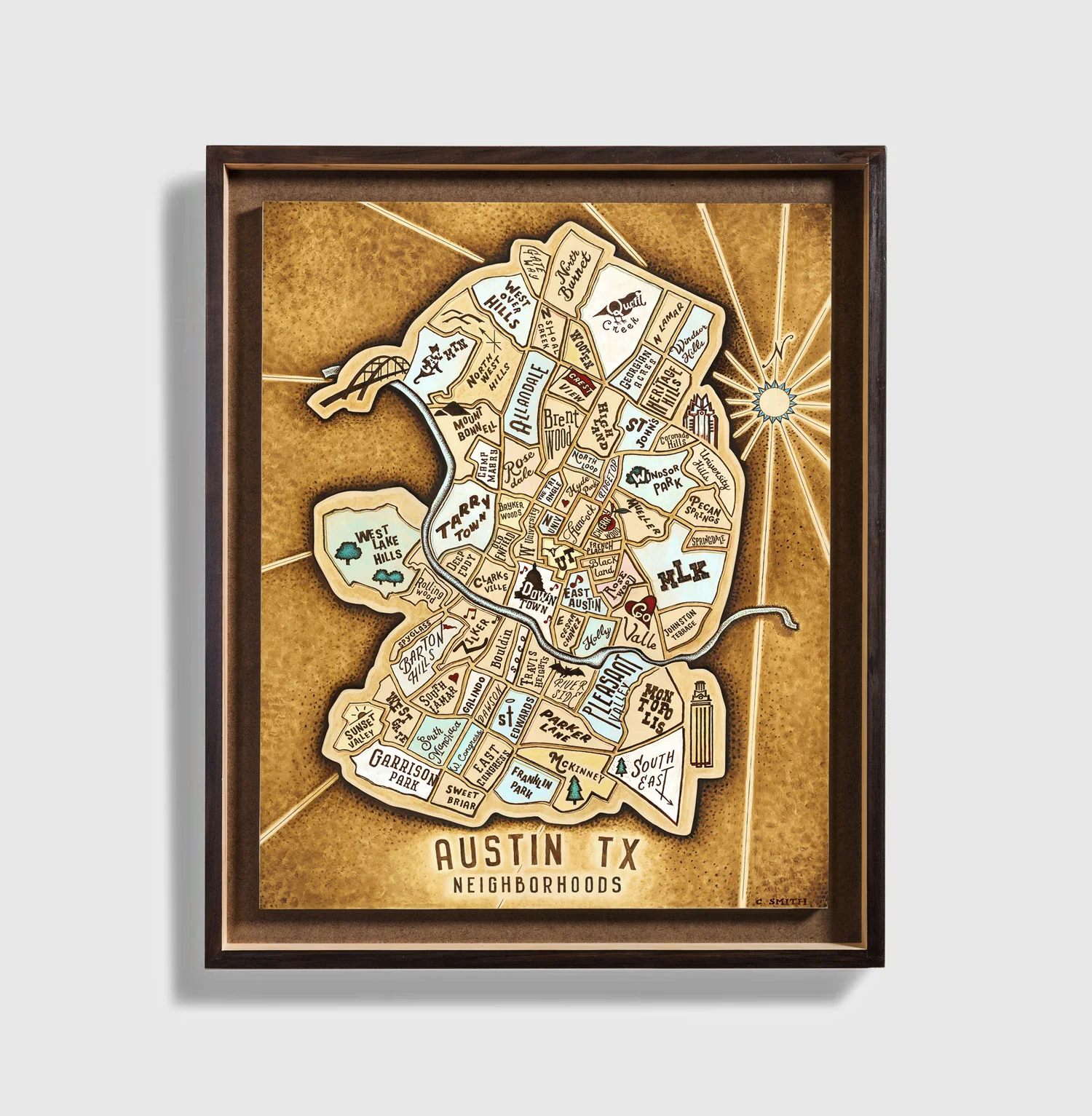 Austin Tx Neighborhoods Map