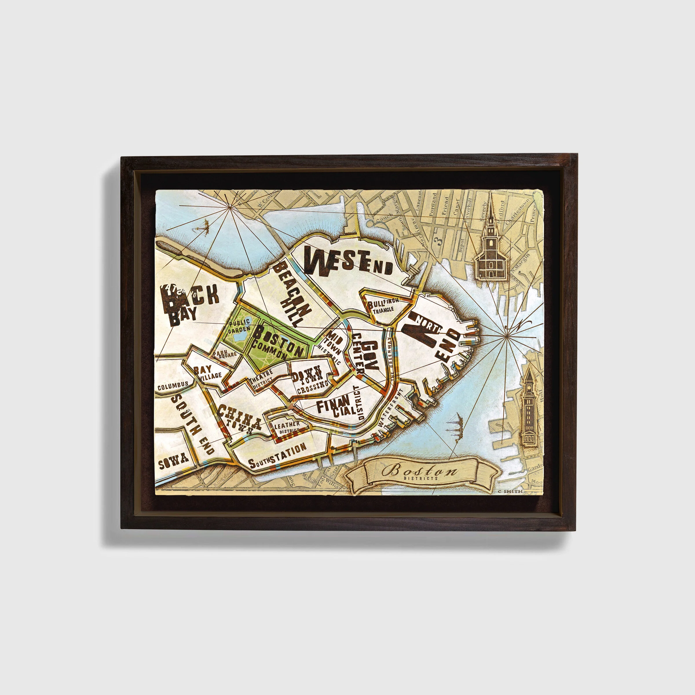 Boston Districts Map