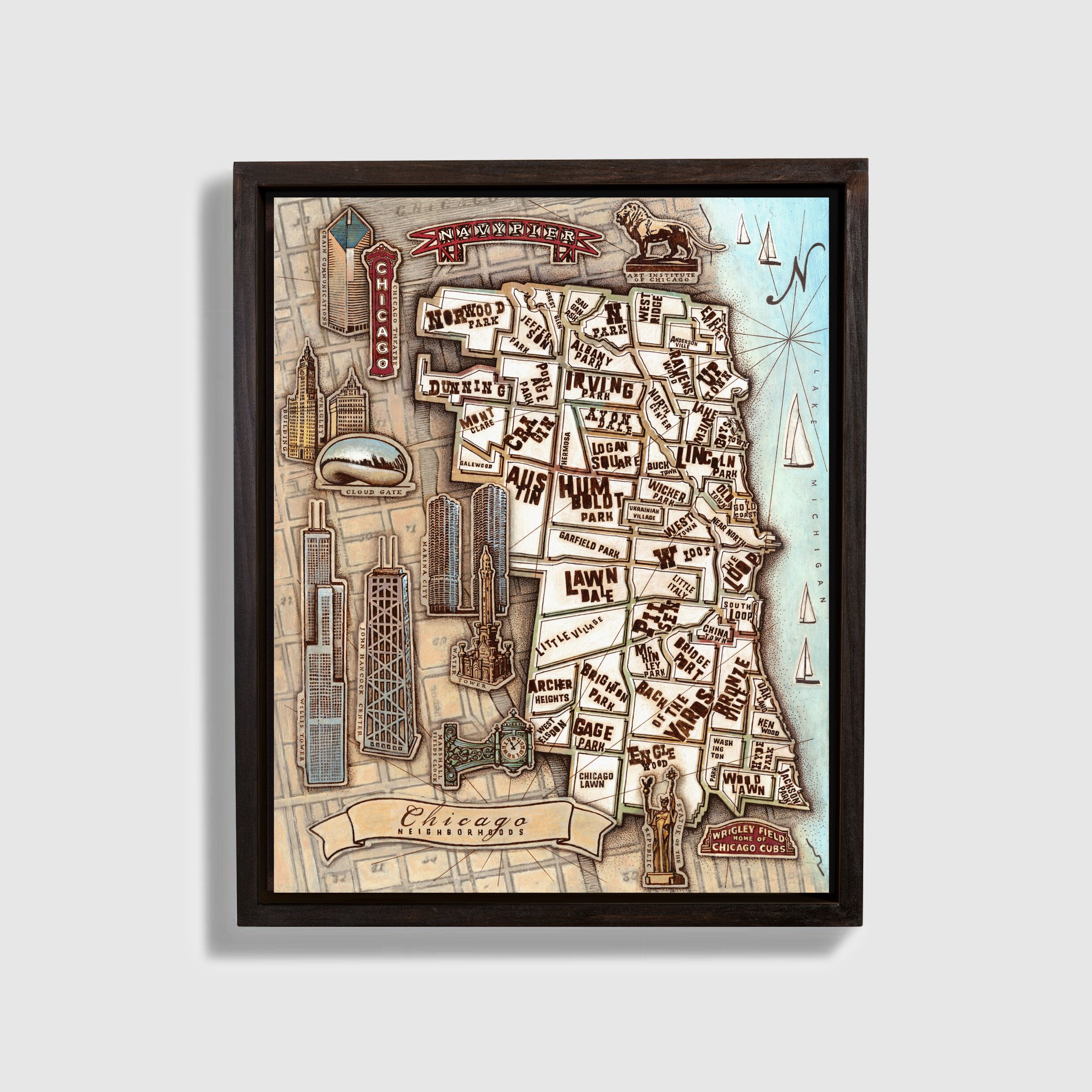 Chicago Neighborhoods Map