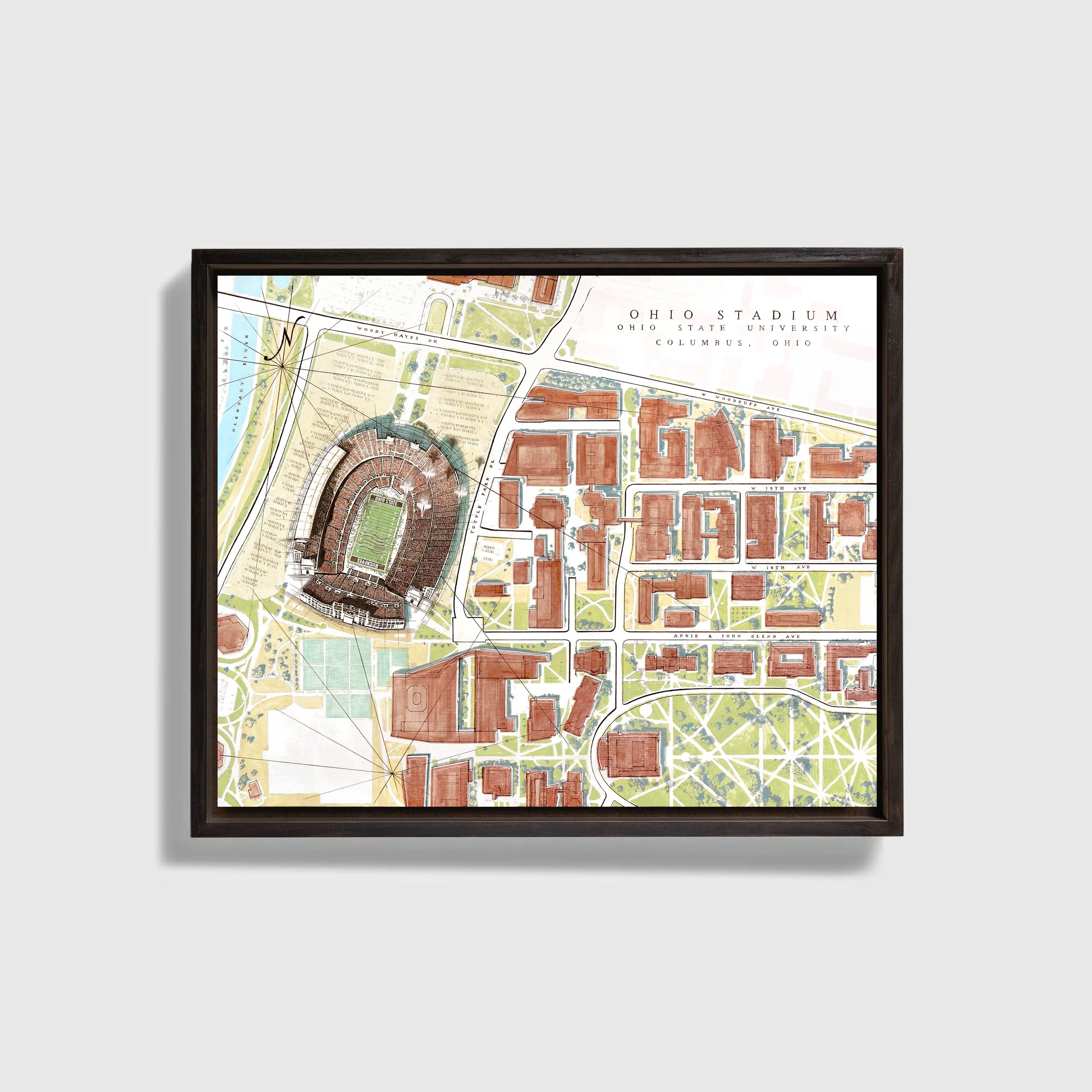 Ohio Stadium Ohio State University Map