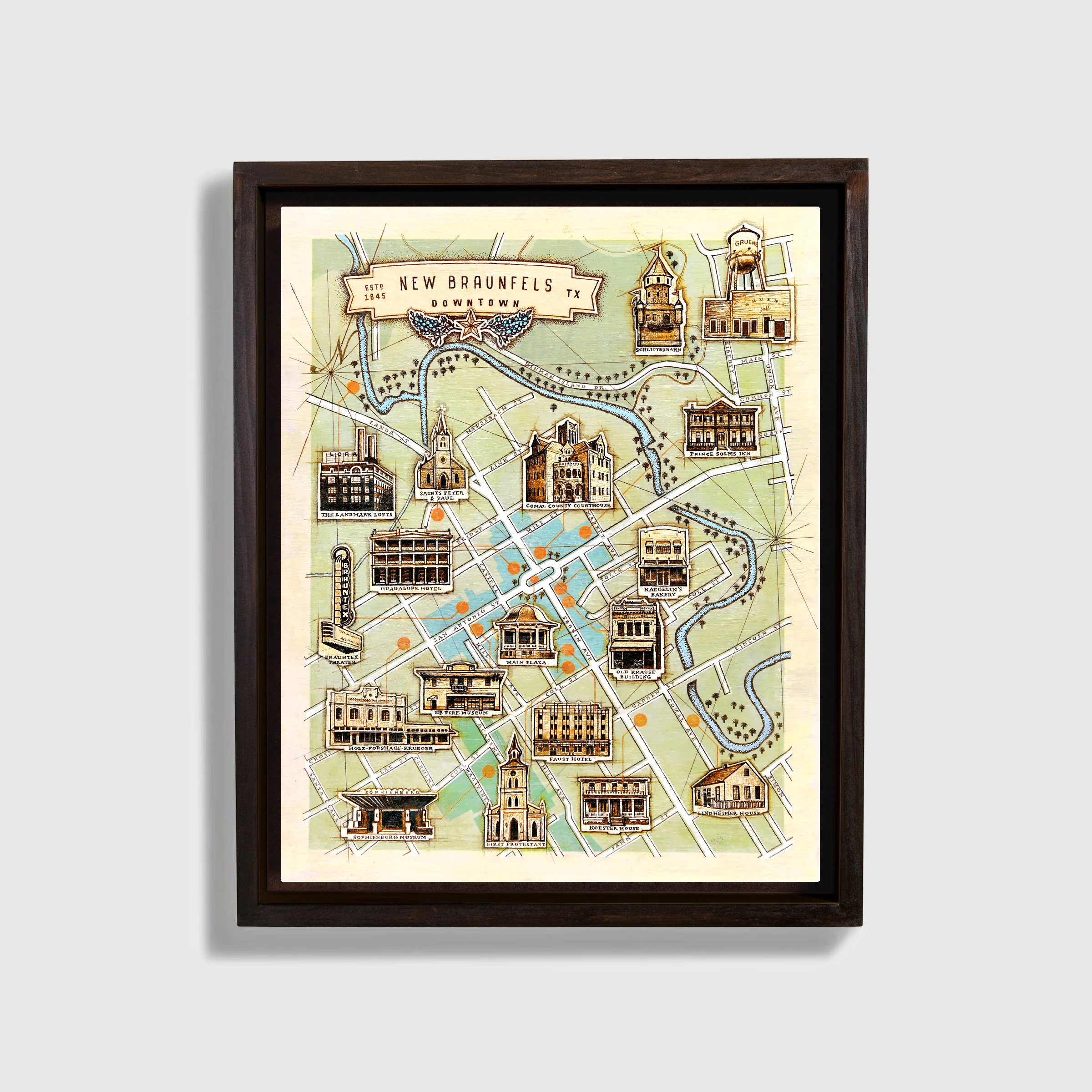 New Braunfels Tx Map