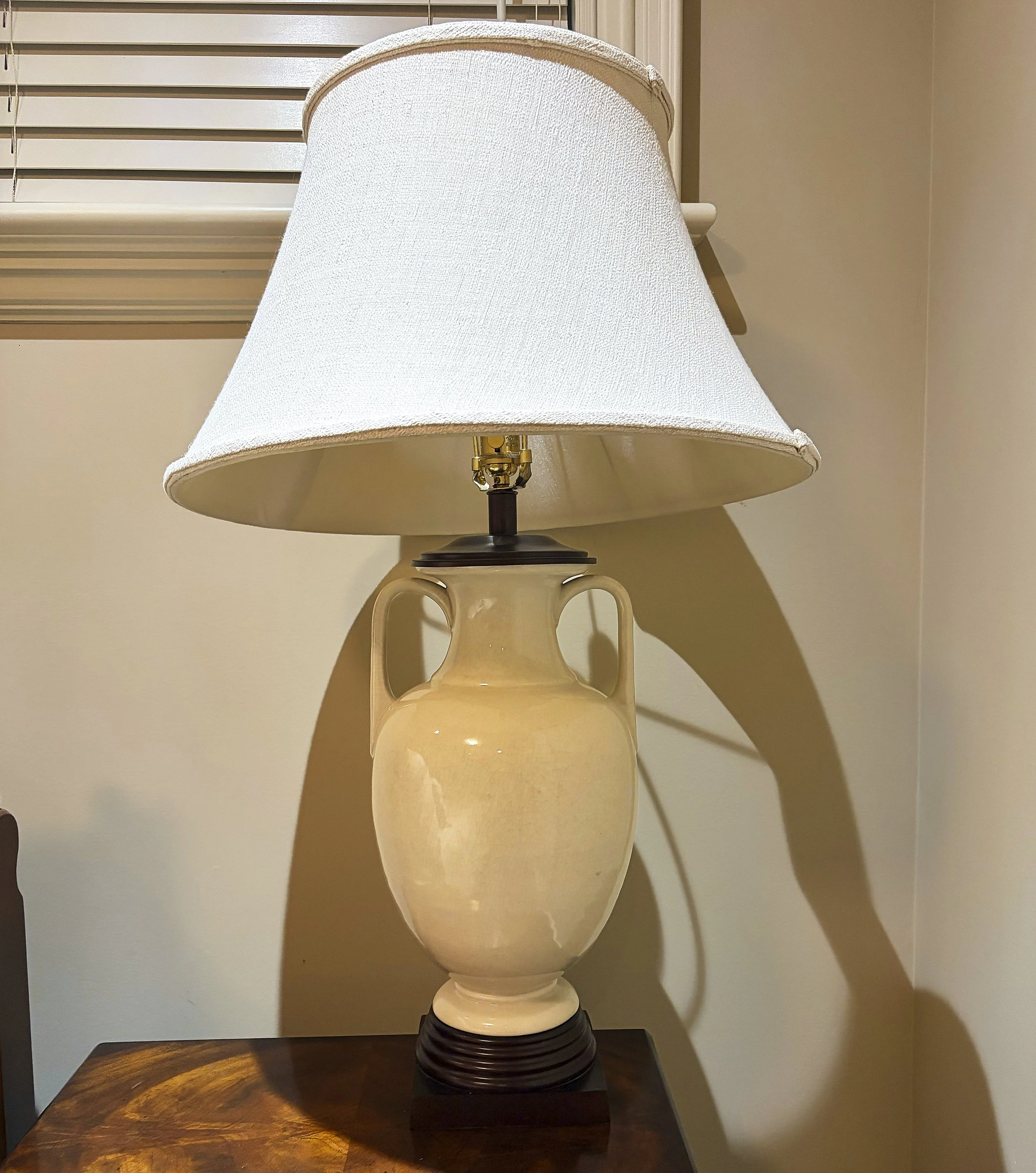 Beige Ceramic Lamp