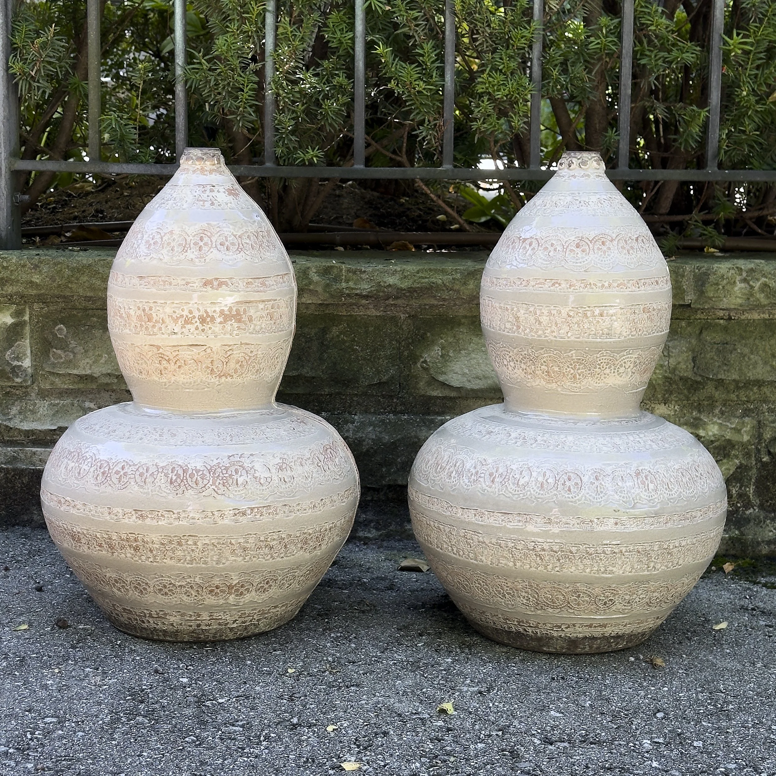 A Pair of Decorative Vessels