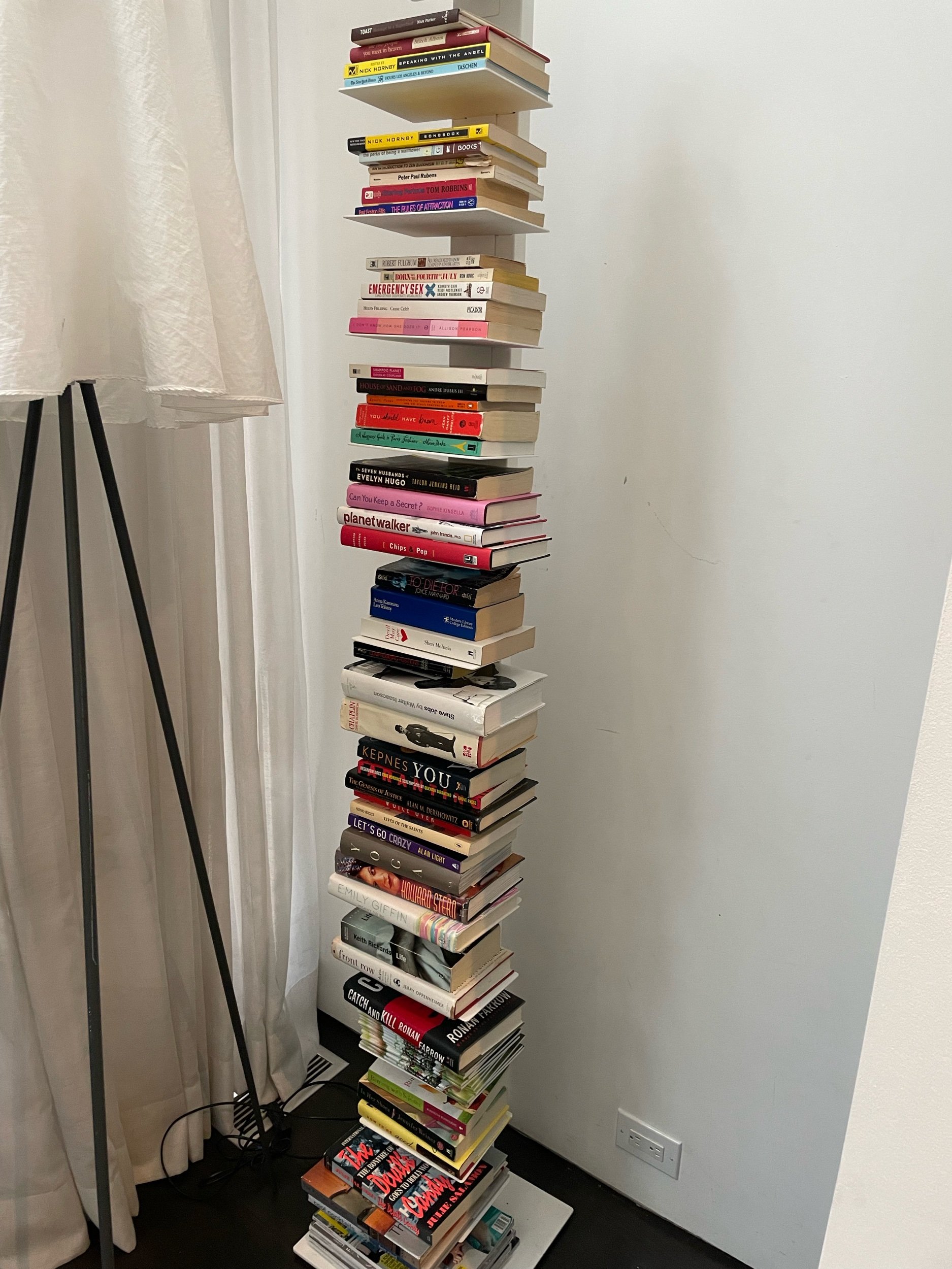 Book Shelf & Lamp Not For Sale - Books ARE For Sale