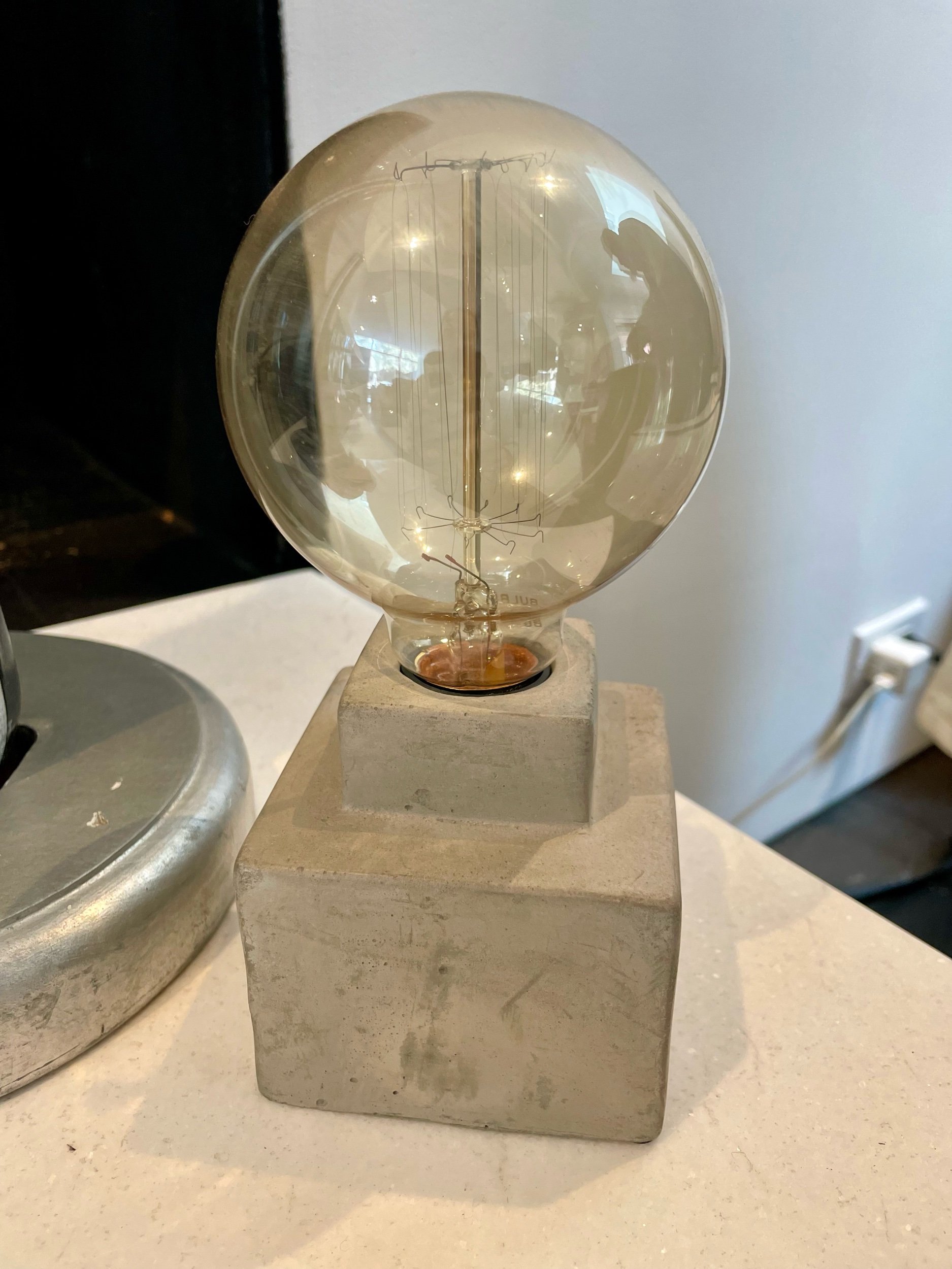 Concrete Base Lamp