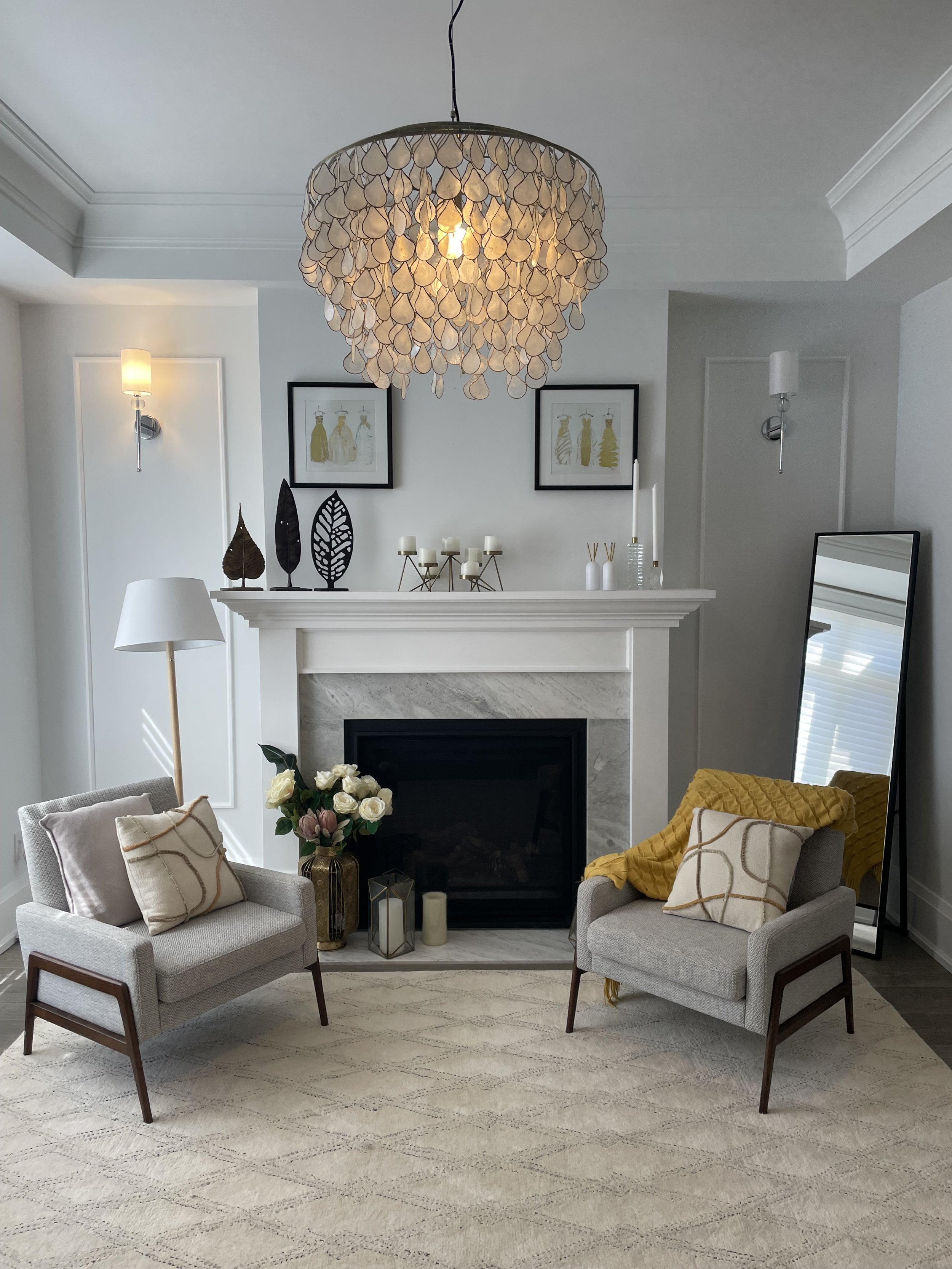 All items except carpet are for sale