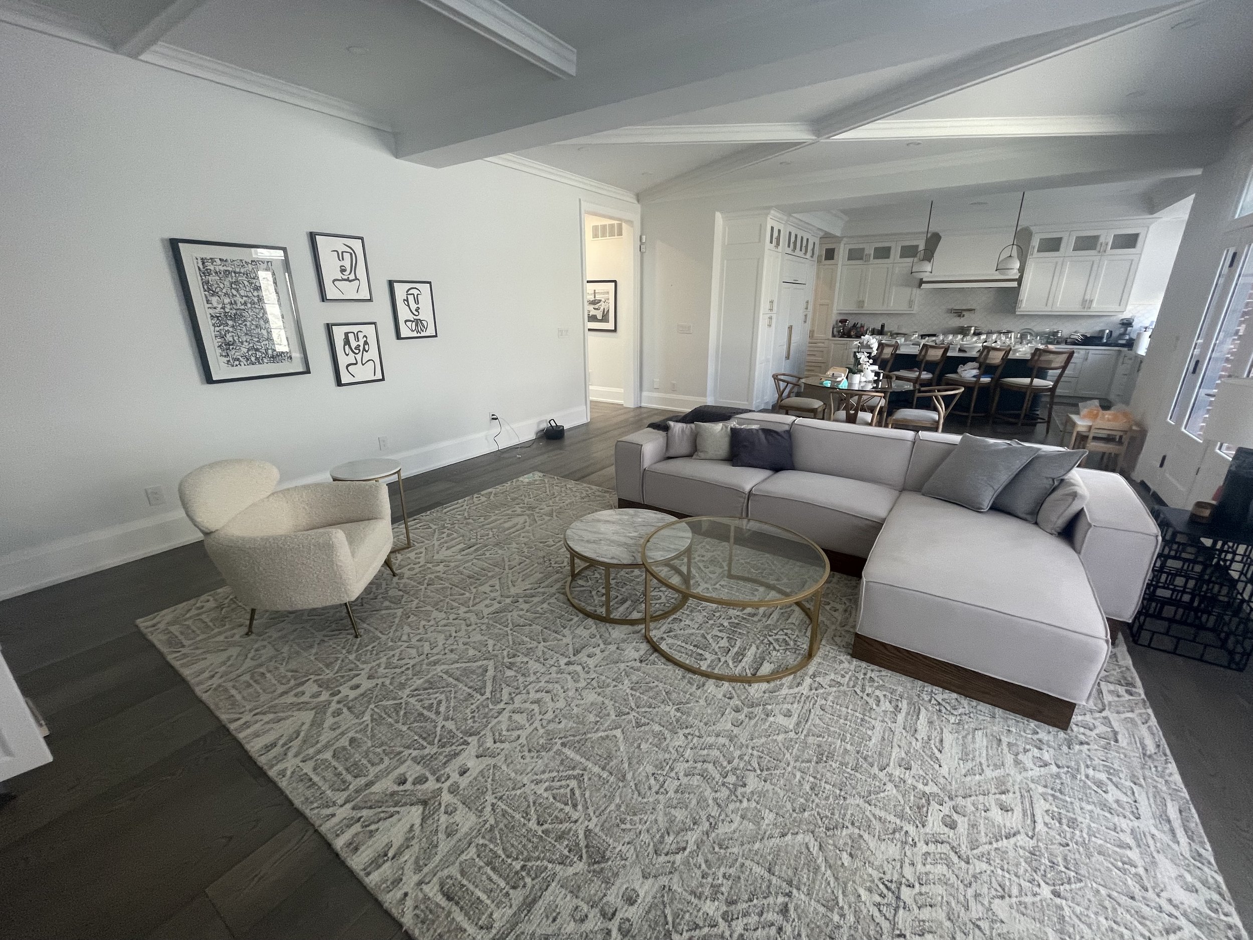 All items except carpet are for sale