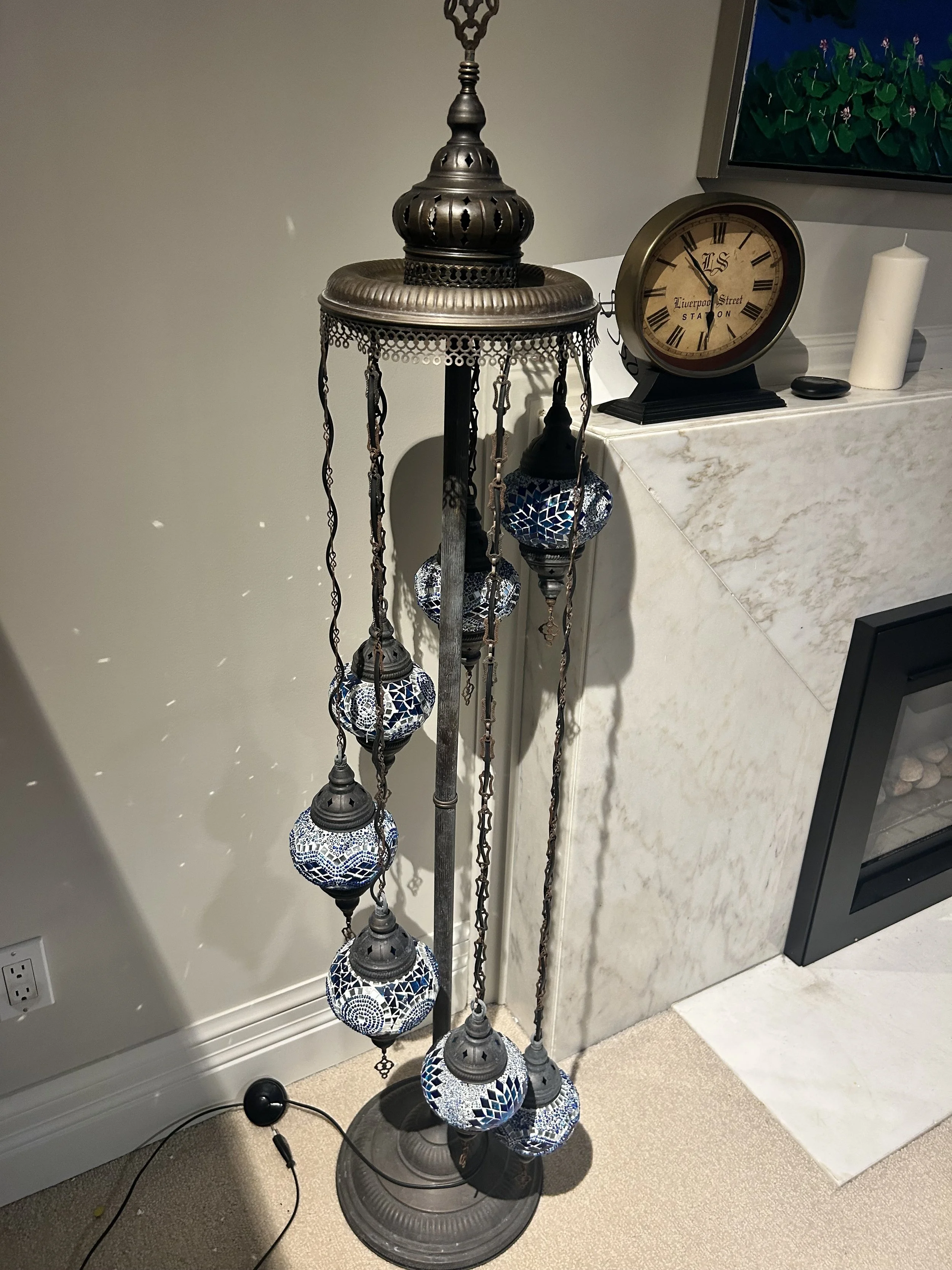 Mosaic Floor Lamps $60 Each