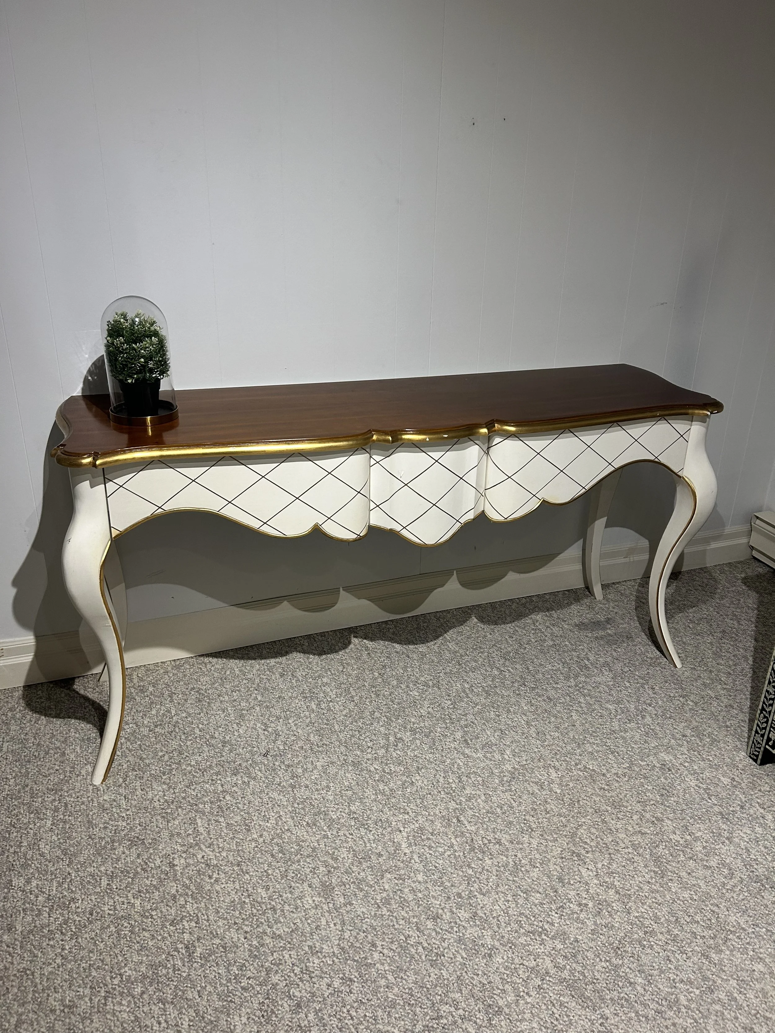 Wood Hall Console $225