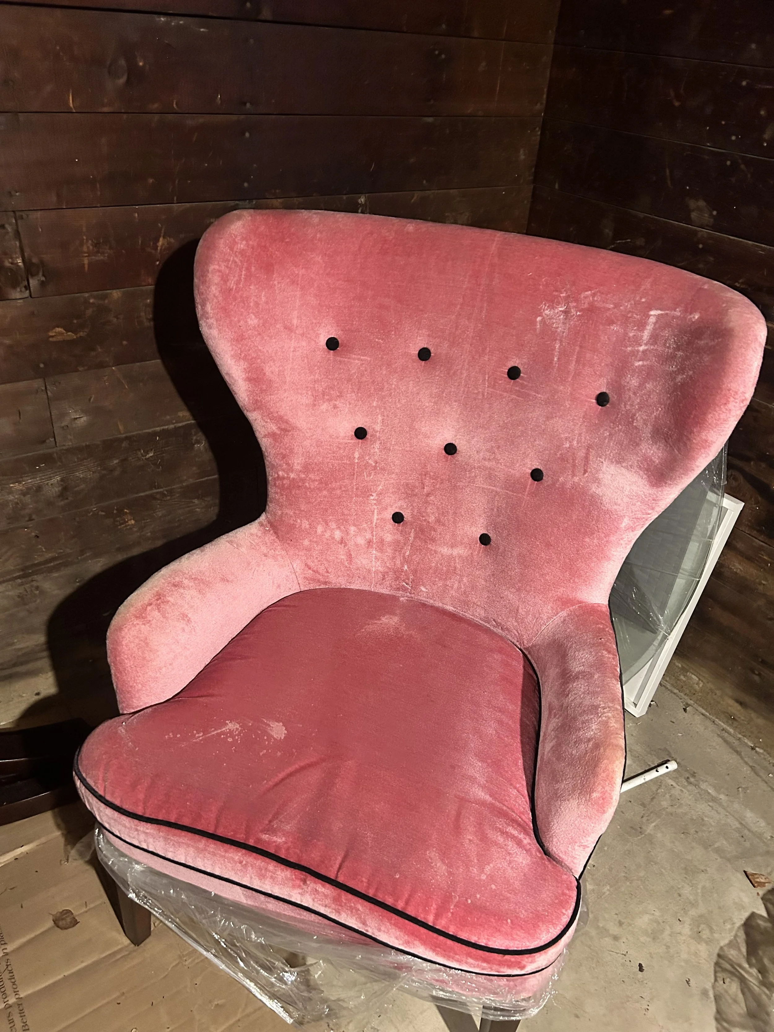 Pink Arm Chair $45