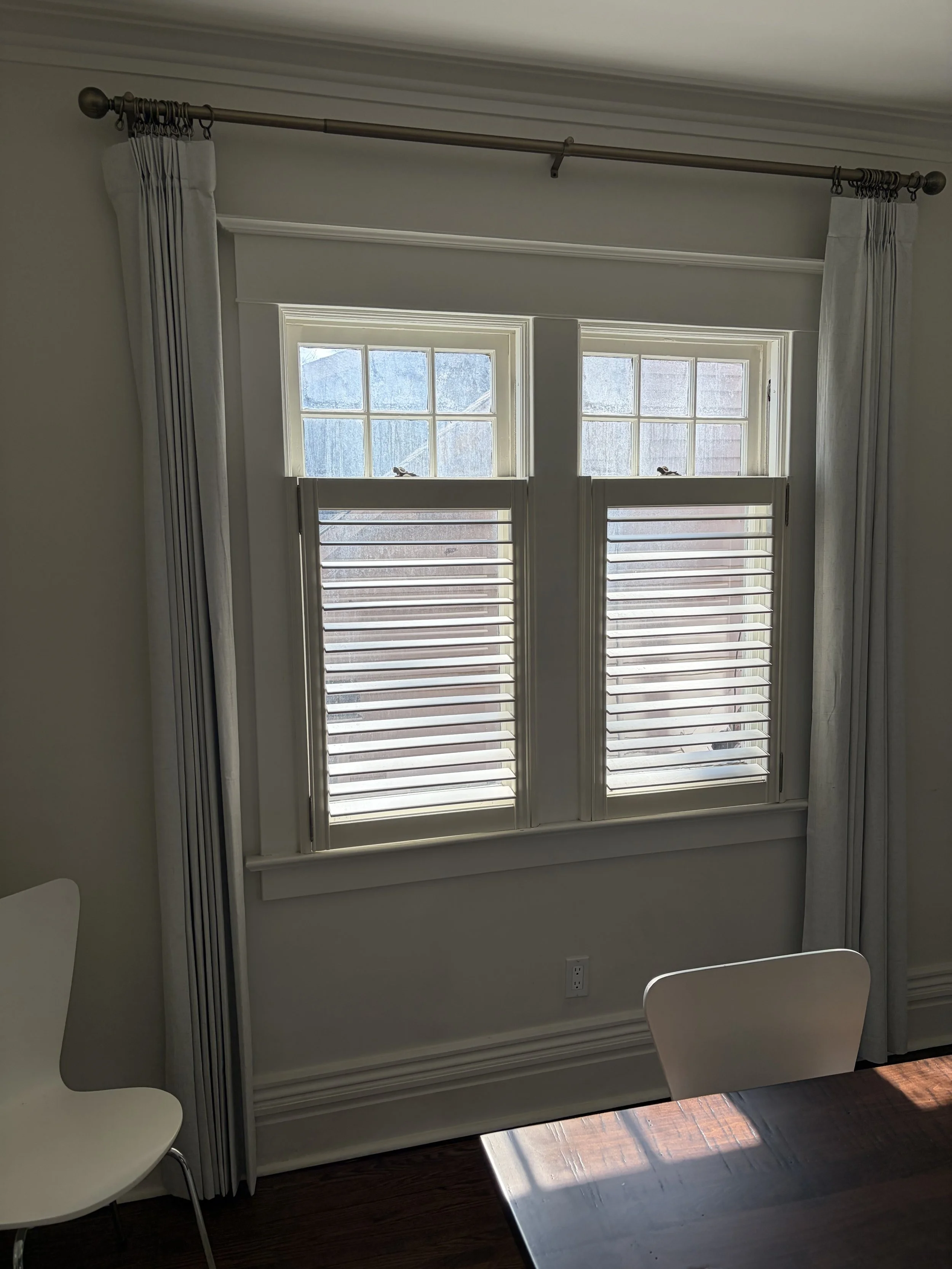 Curtains &amp; California Shutters