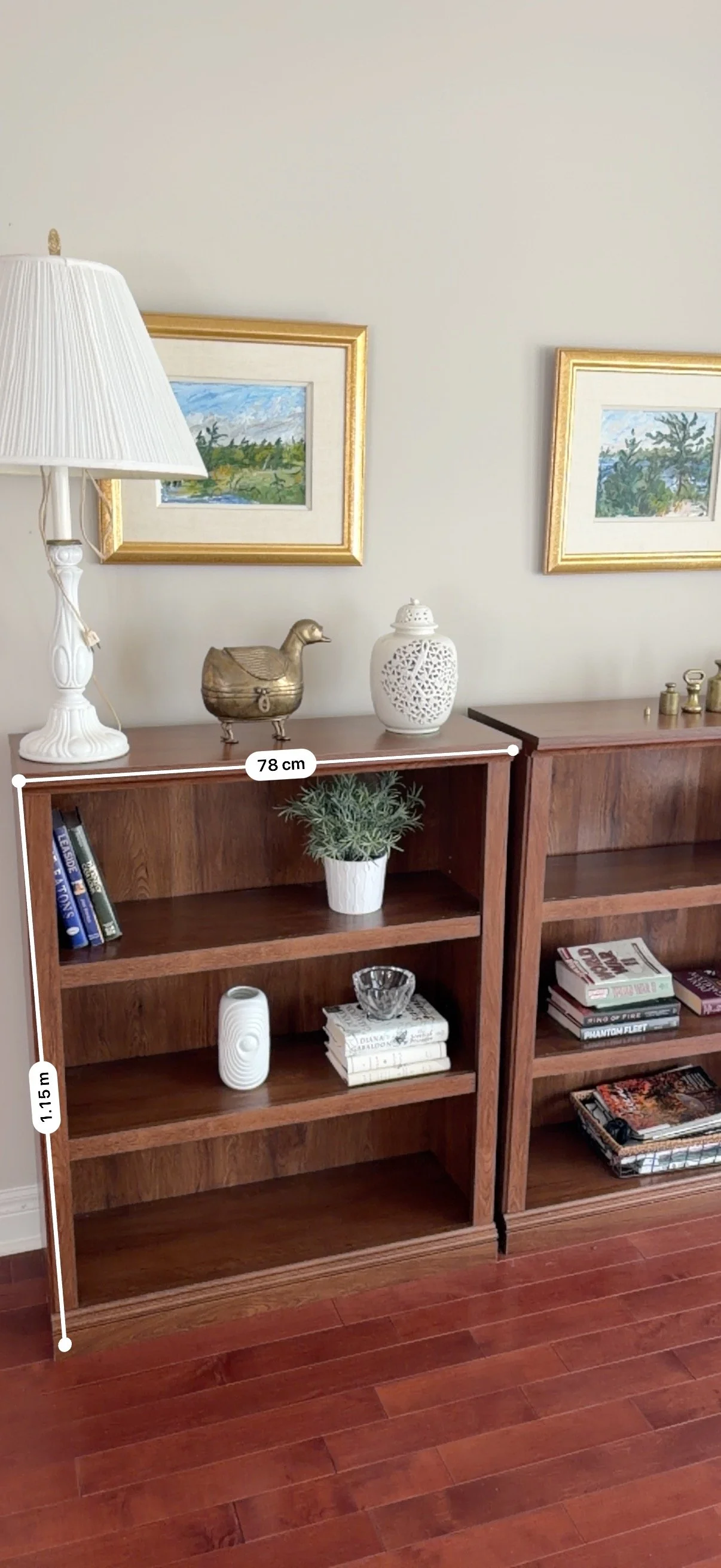 Pair of Bookshelves $65
