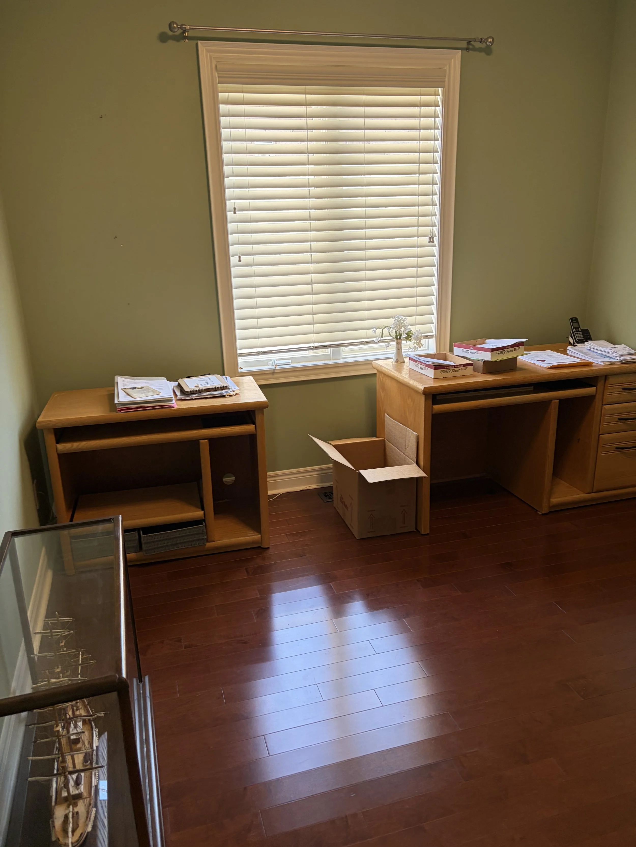 Pair of Wood Desks $95