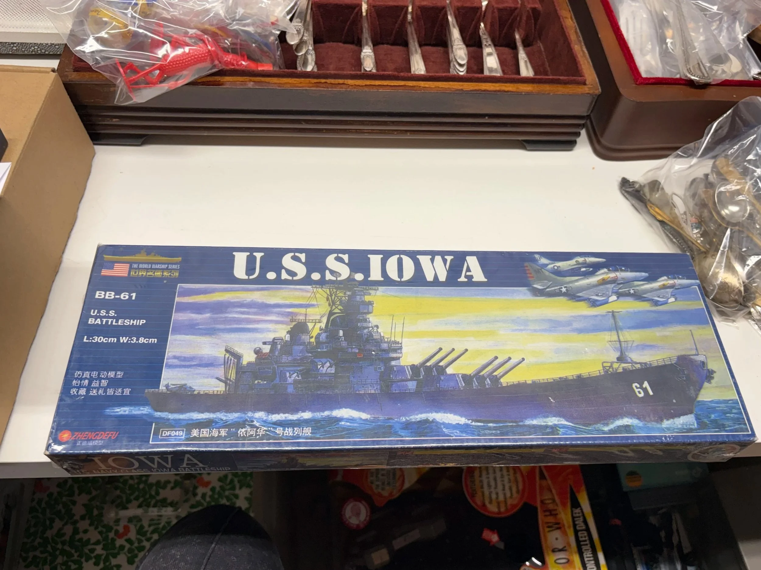 U.S.S IOWA Model Ship