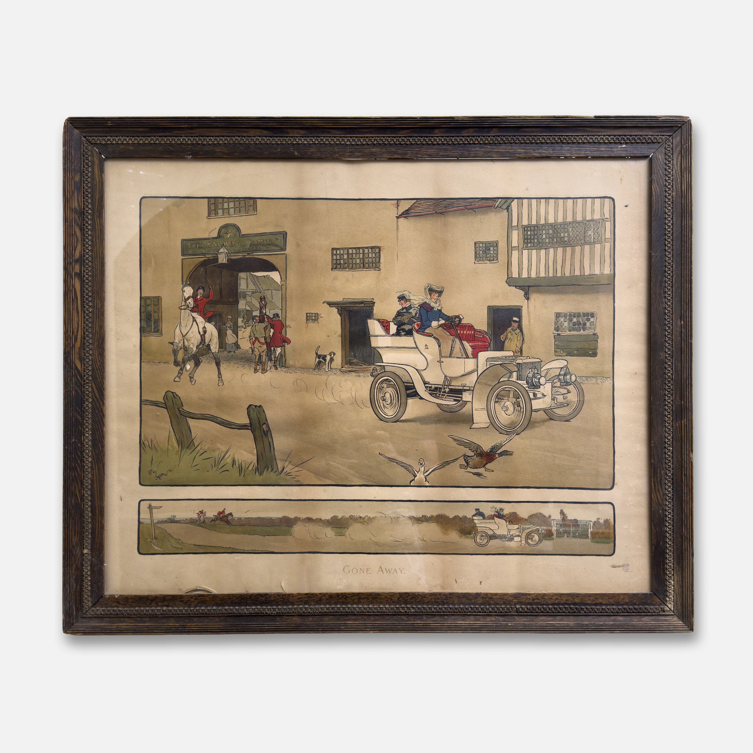 “Gone Away” Framed Print