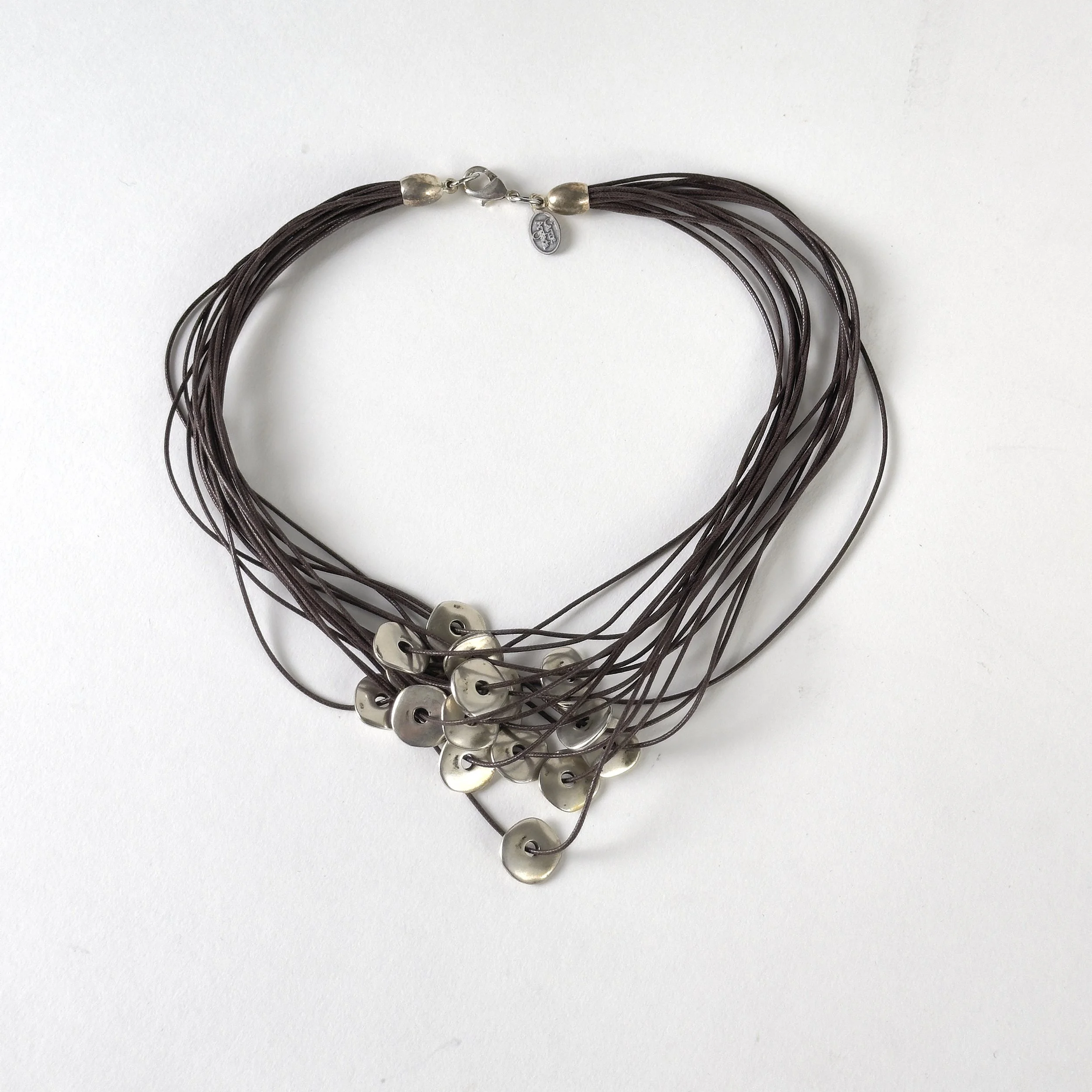Multi Strand Corded Necklace