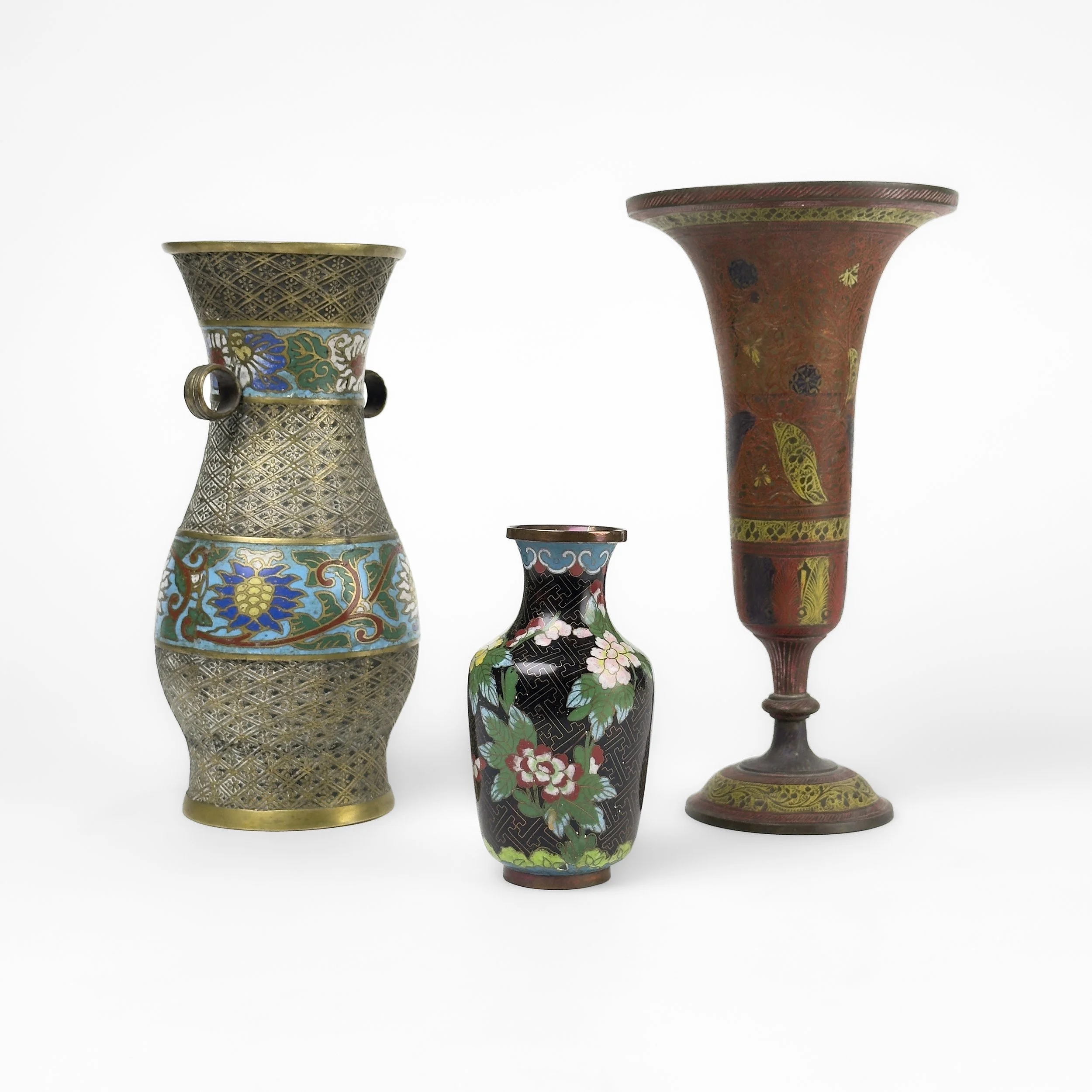 Group of 3 Oriental Vases