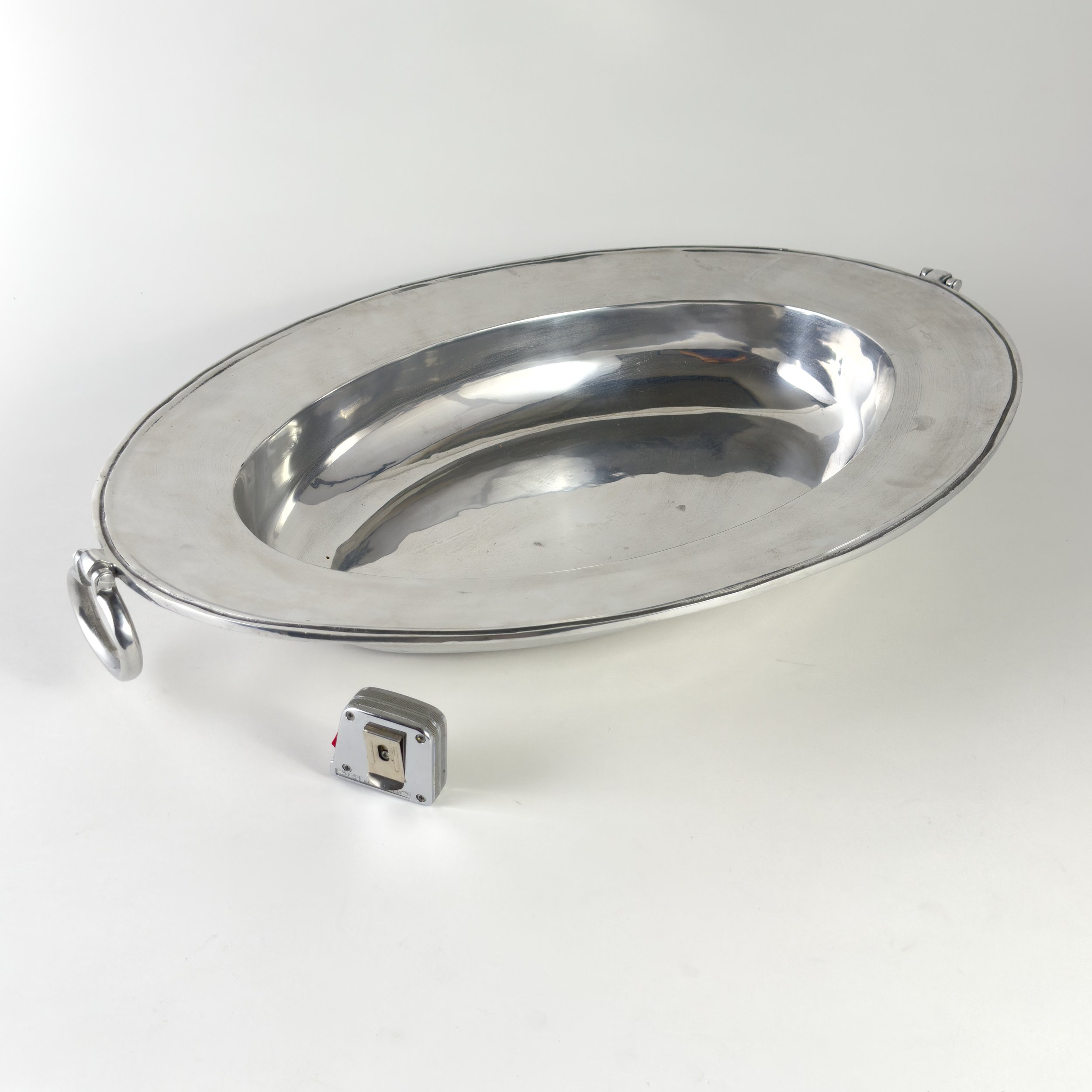 Silver Metal Decor Dish