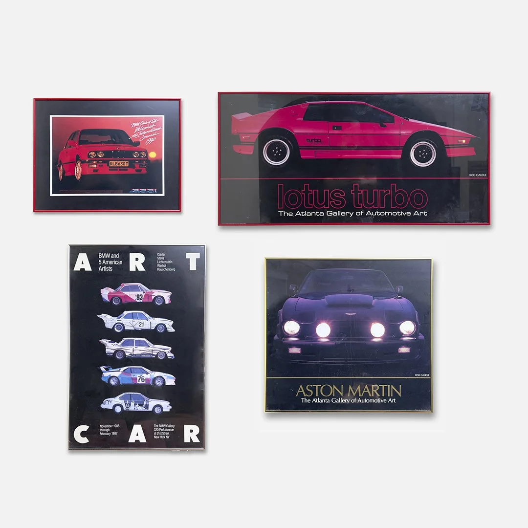 Group of Car Posters
