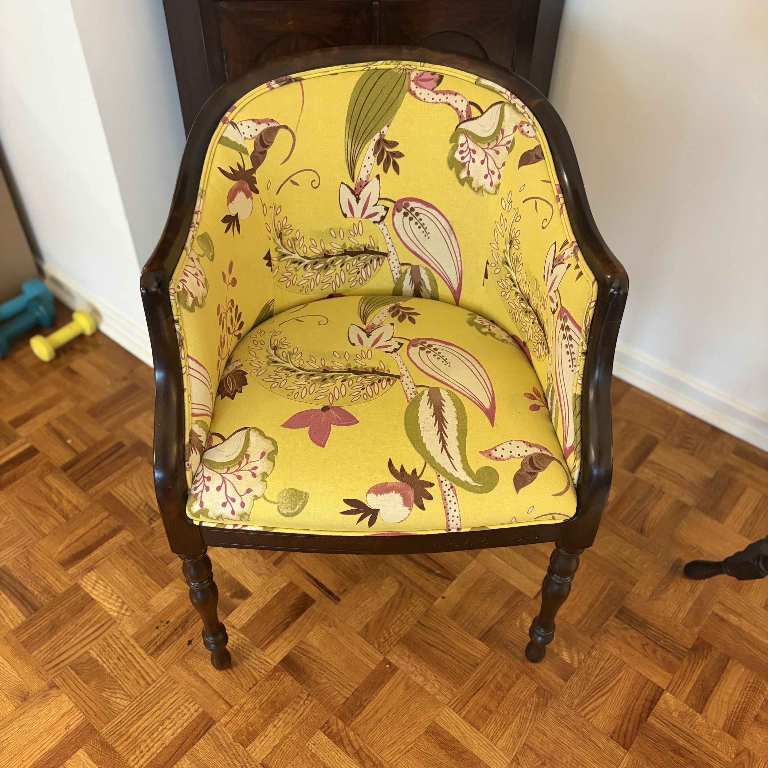 Antique Barrel Chair