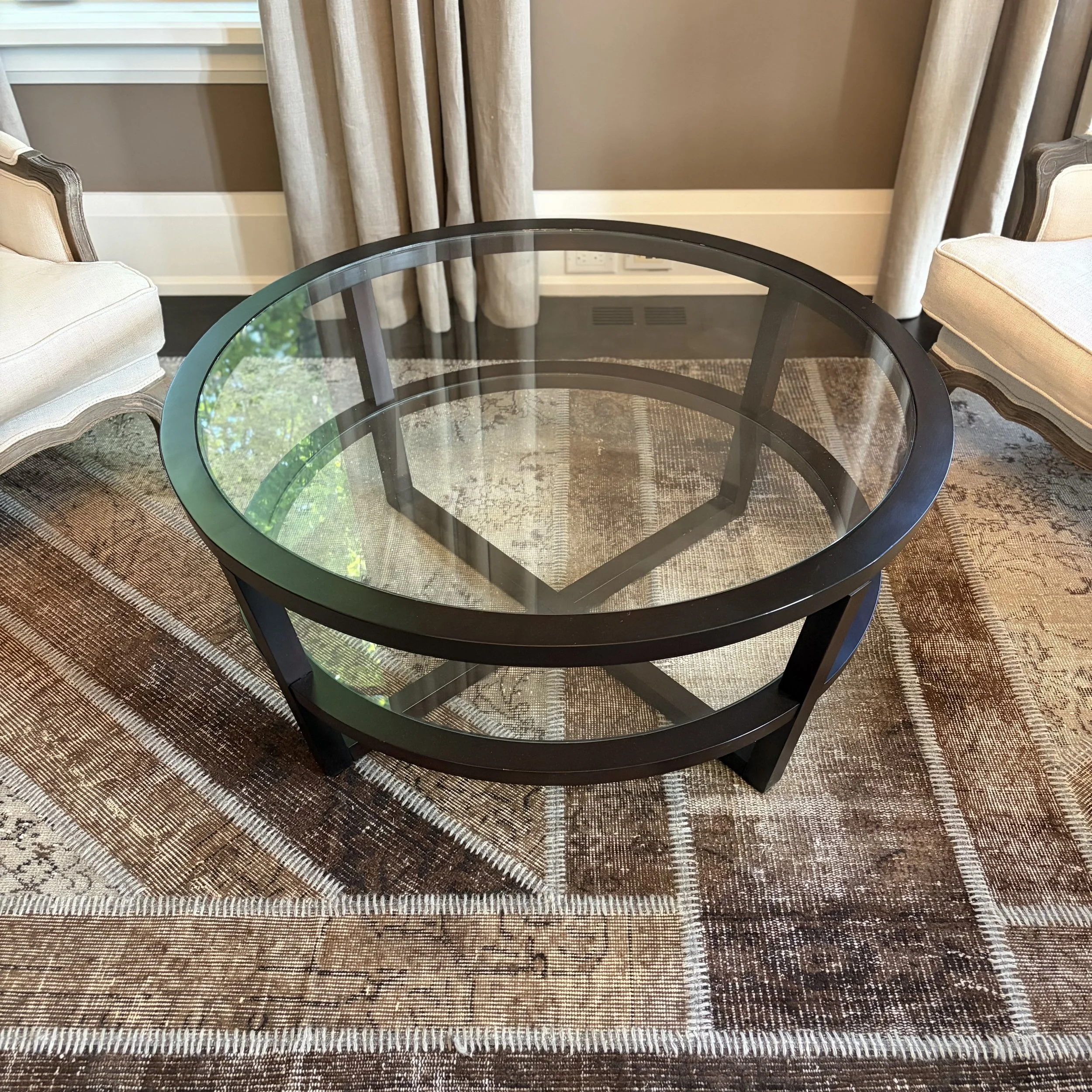 Glass Top Coffee Table