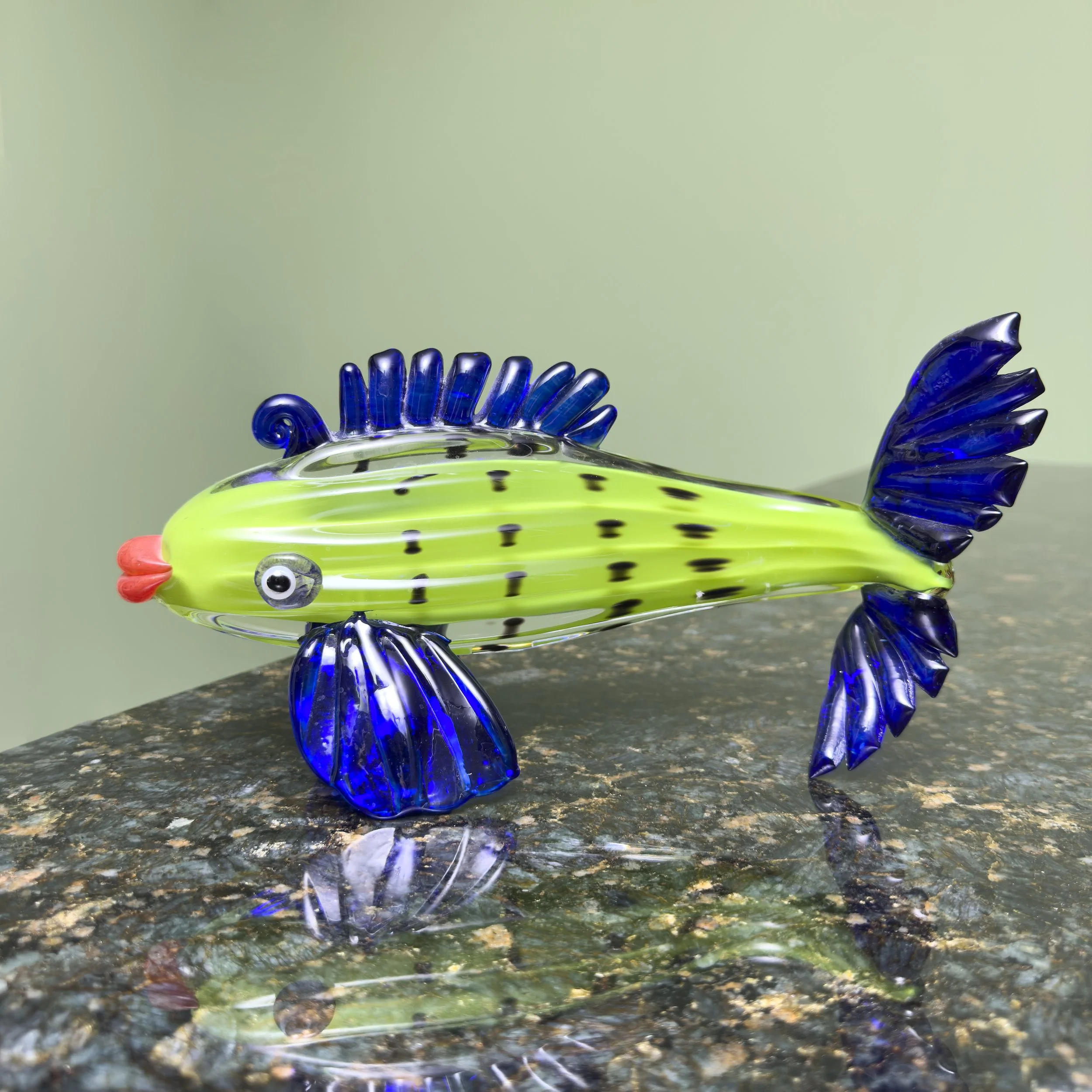 Glass Fish Figurine