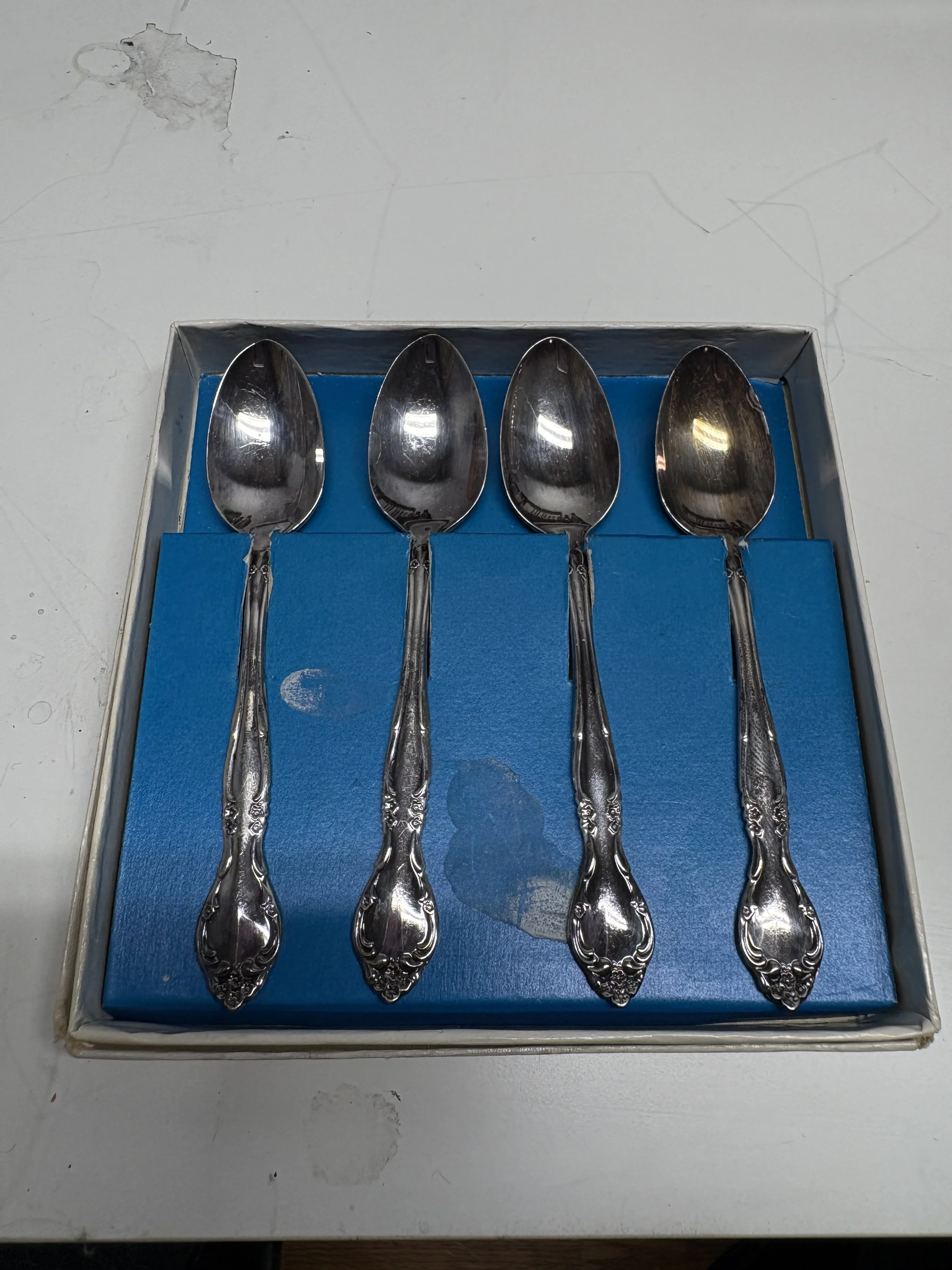 Vintage Silver-Plated Spoon Set