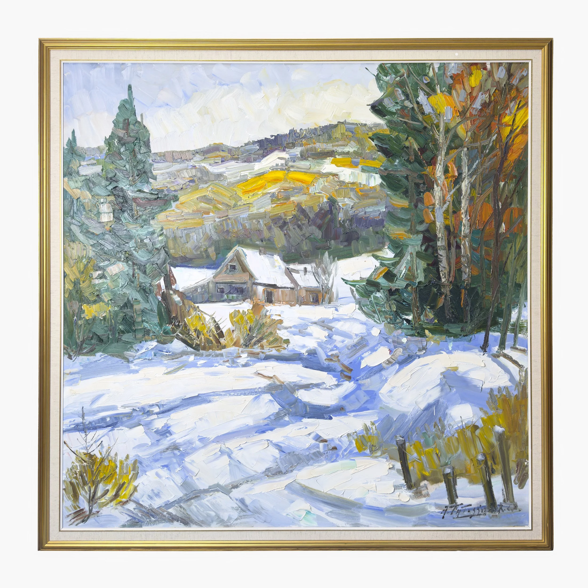 Laurentian Scene Original Oil Painting