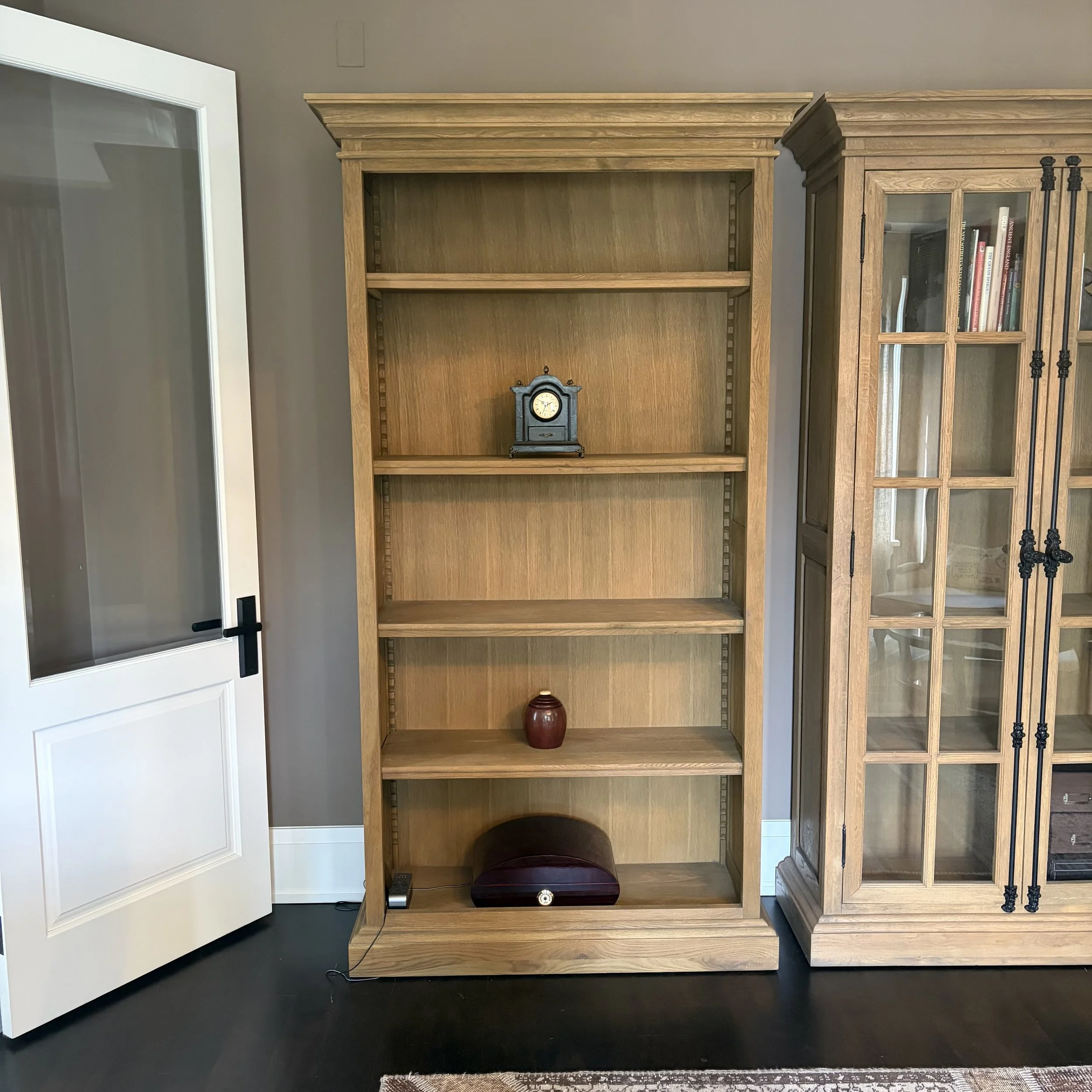 Pair of Restoration Hardware Bookshelves