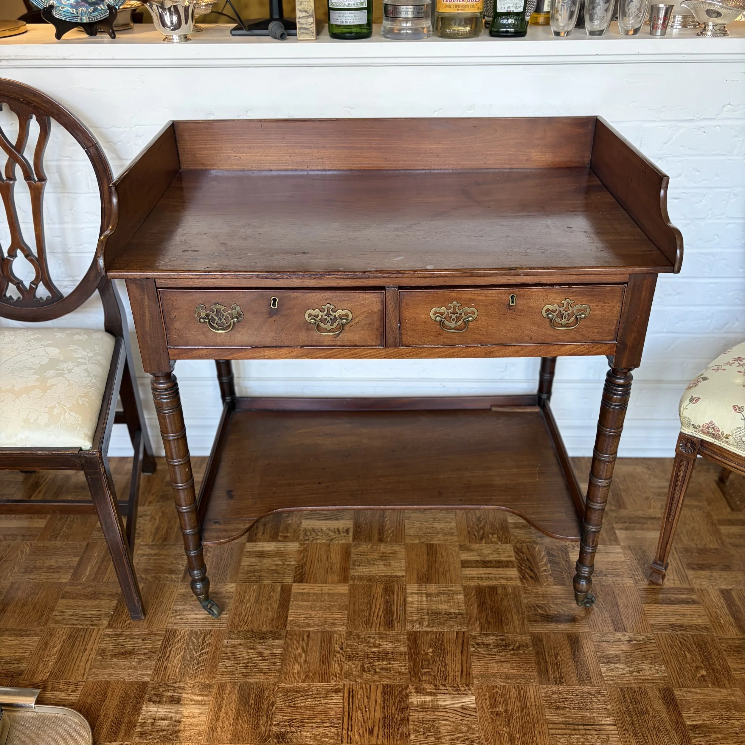 Antique Wood Server