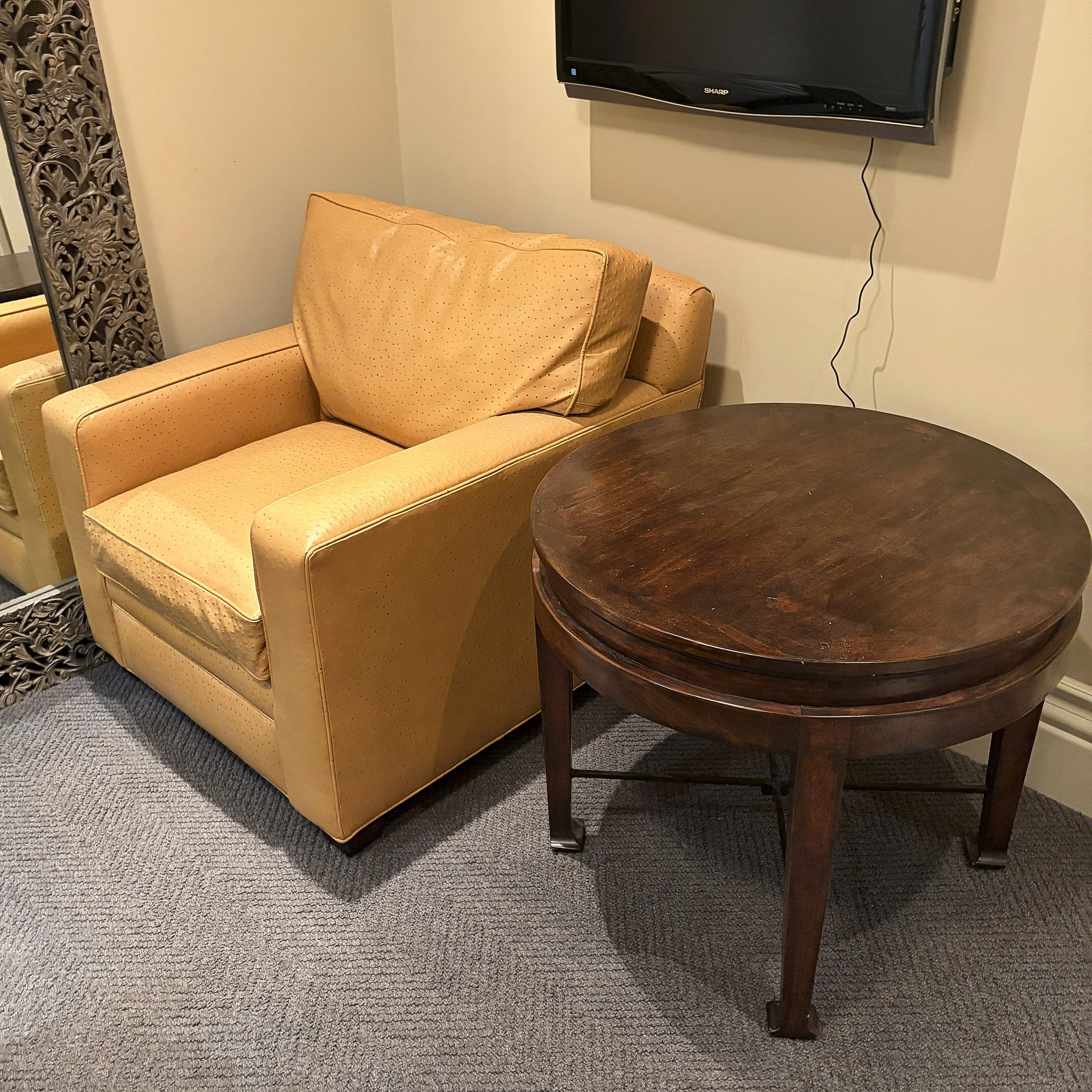 Round Wood Table